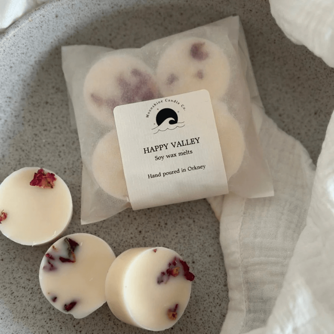 Happy Valley Luxury Soy Wax Melts Made in Scotland - Moonshine Candle Co. Modern Love Store Glasgow