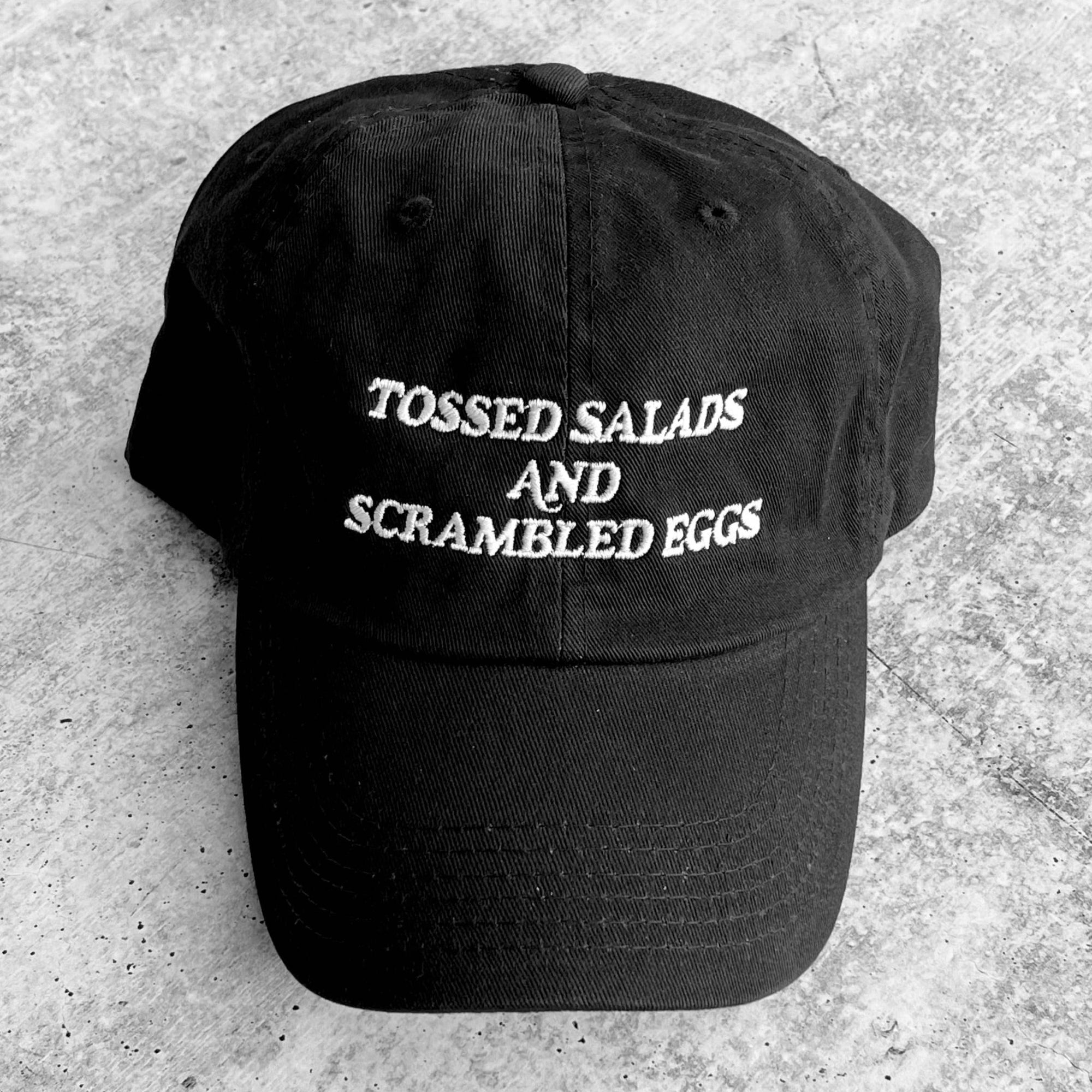 Tossed Salads Scrambled Eggs Baseball Cap Dad - hat The Silver Spider Modern Love Store Glasgow