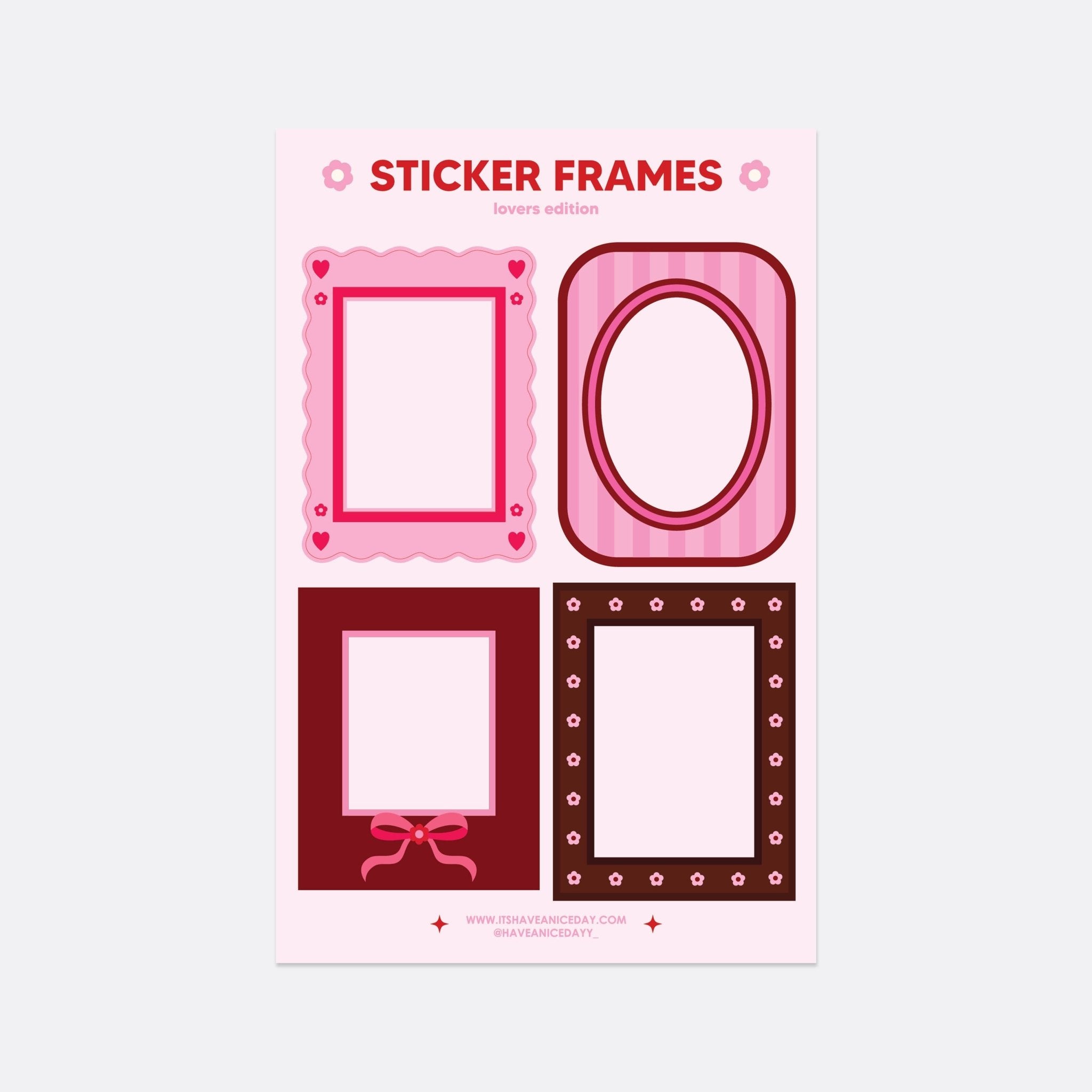 Sticker Frames - Lover Edition journal 