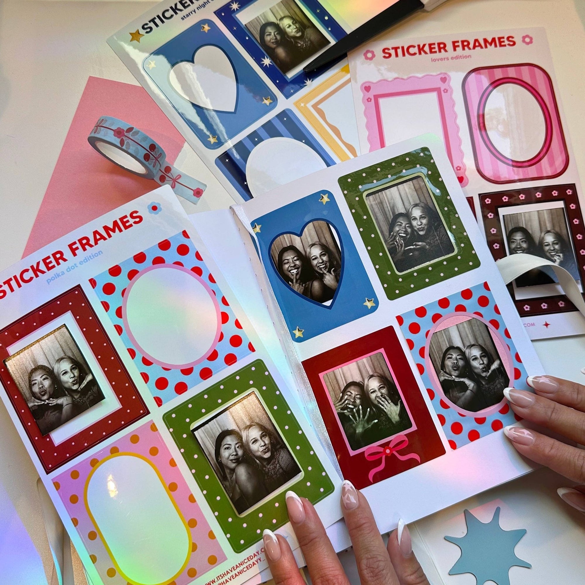 Sticker Frames - Polka Dot Edition journal 