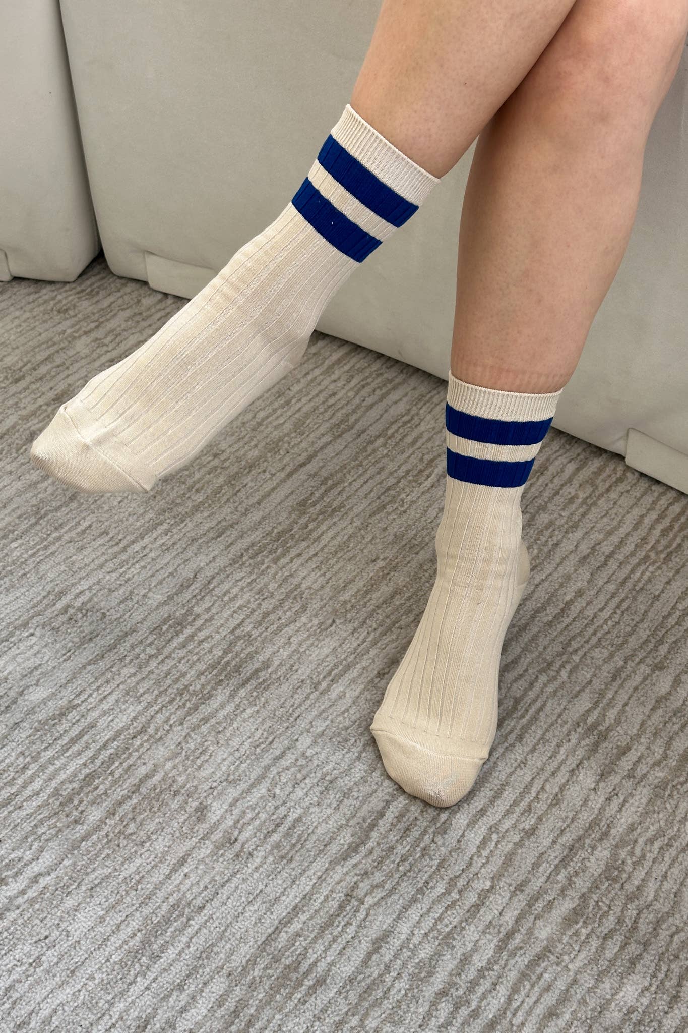 Her Socks - Varsity: Espresso - Le Bon Shoppe Modern Love Store Glasgow