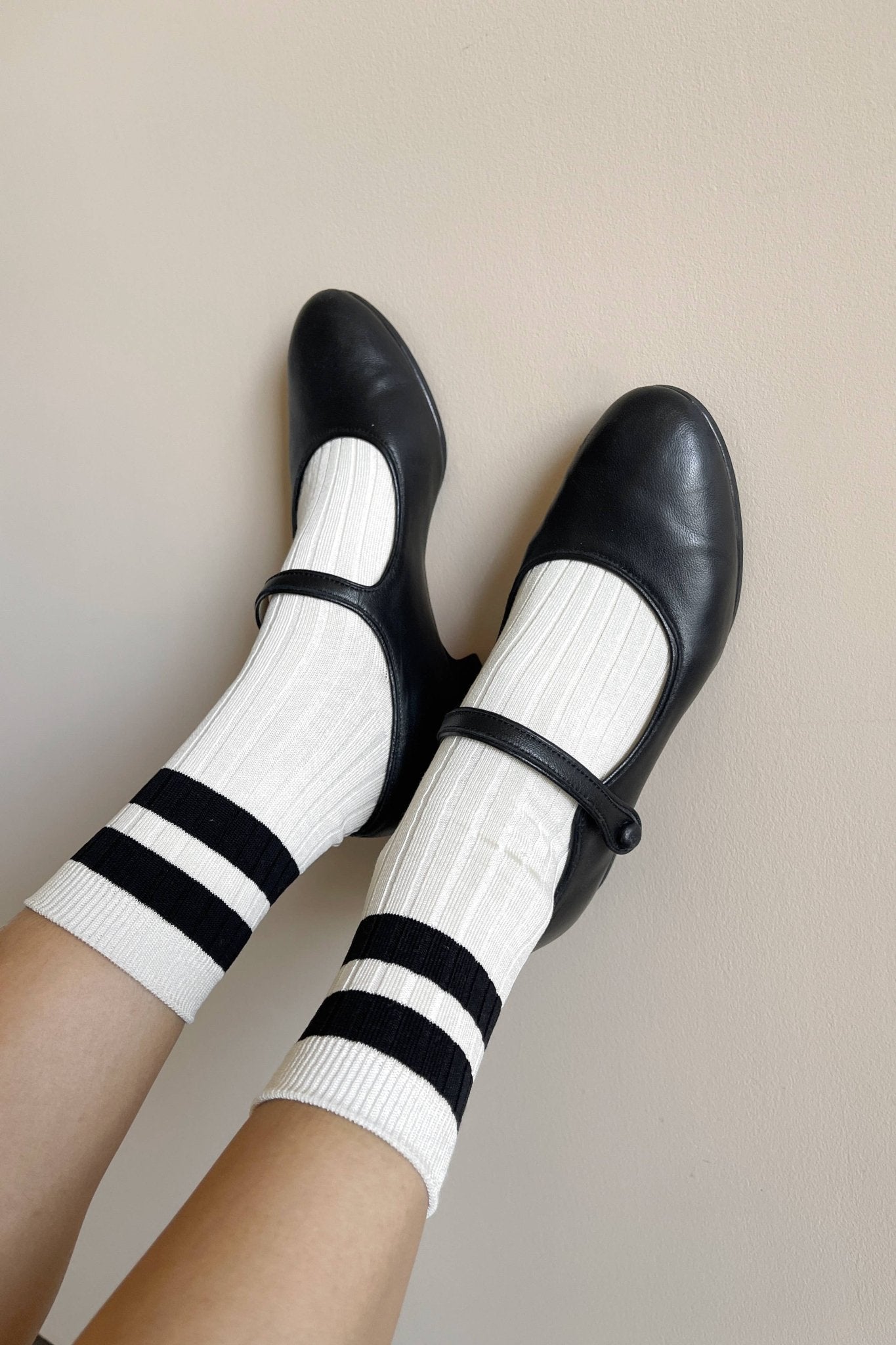 Her Socks - Varsity: Espresso - Le Bon Shoppe Modern Love Store Glasgow