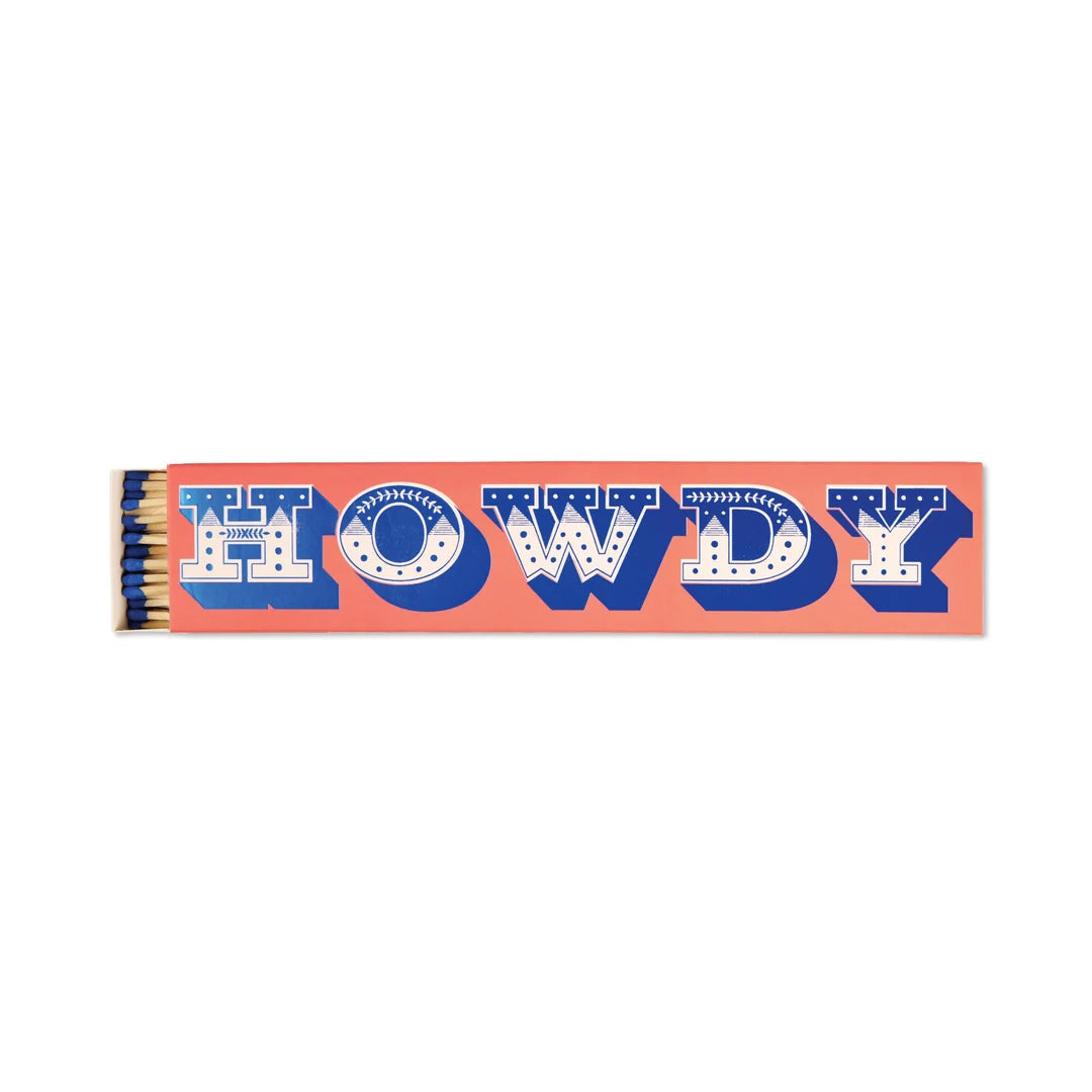 Paddywax Extra Long Matches Howdy
