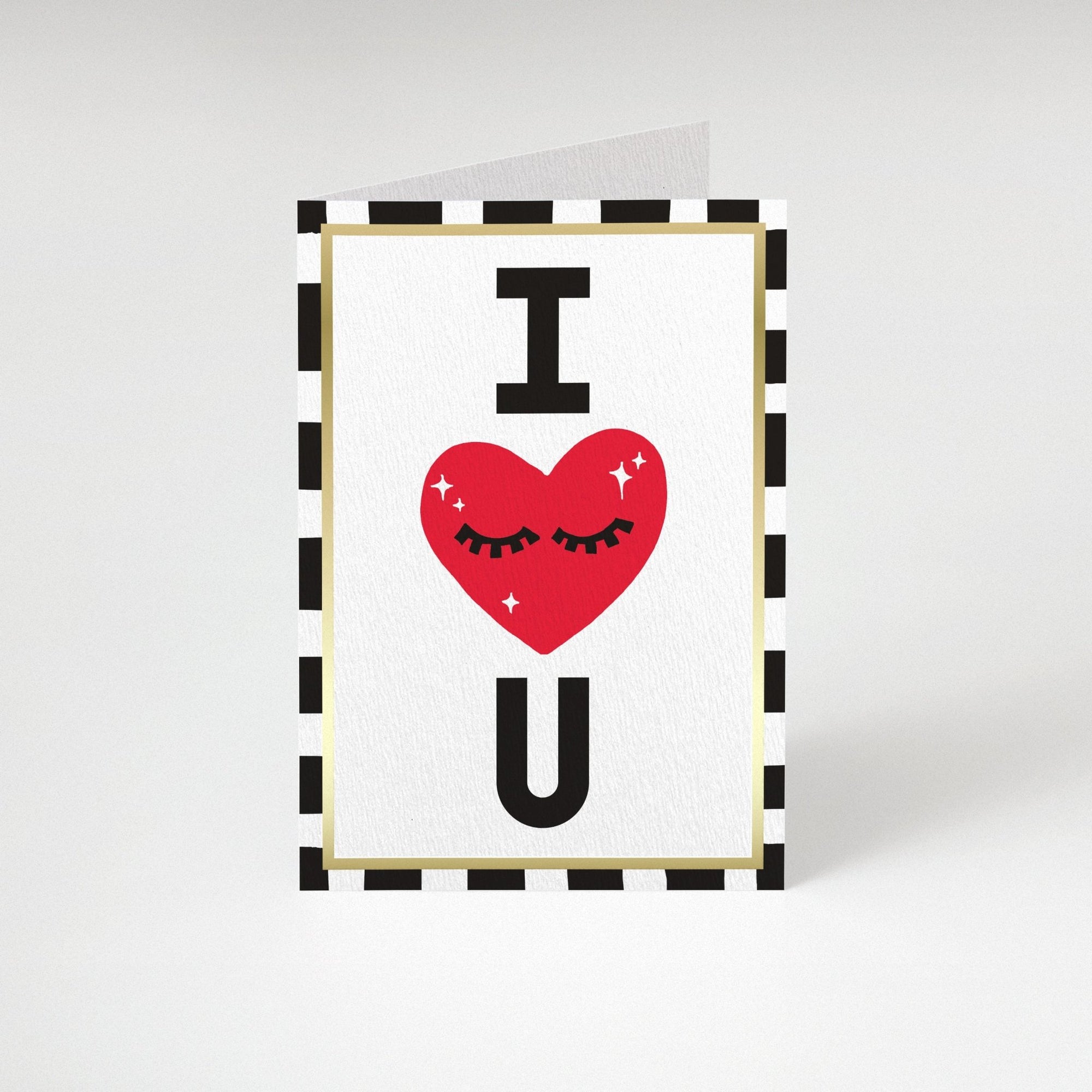I Heart You Card - Card Sanders De Roeper Modern Love Store Glasgow