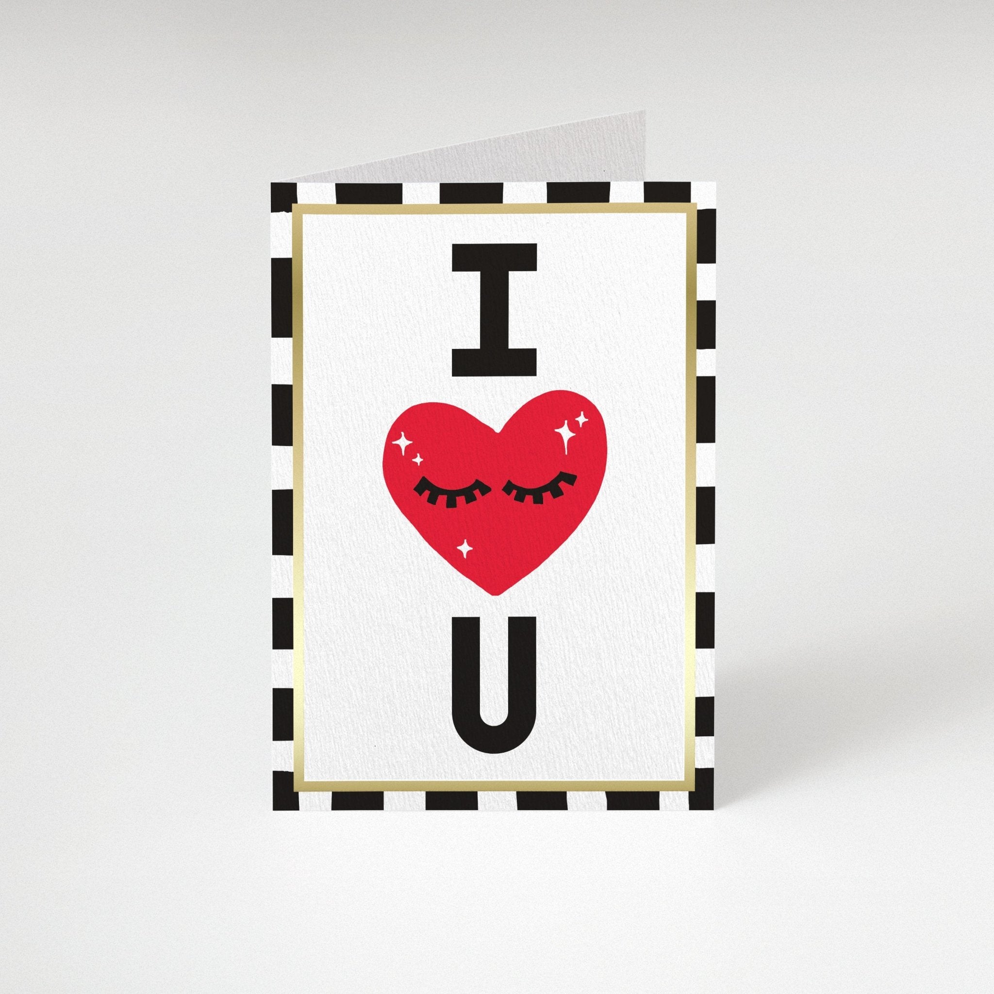 I Heart You Card - Card Sanders De Roeper Modern Love Store Glasgow