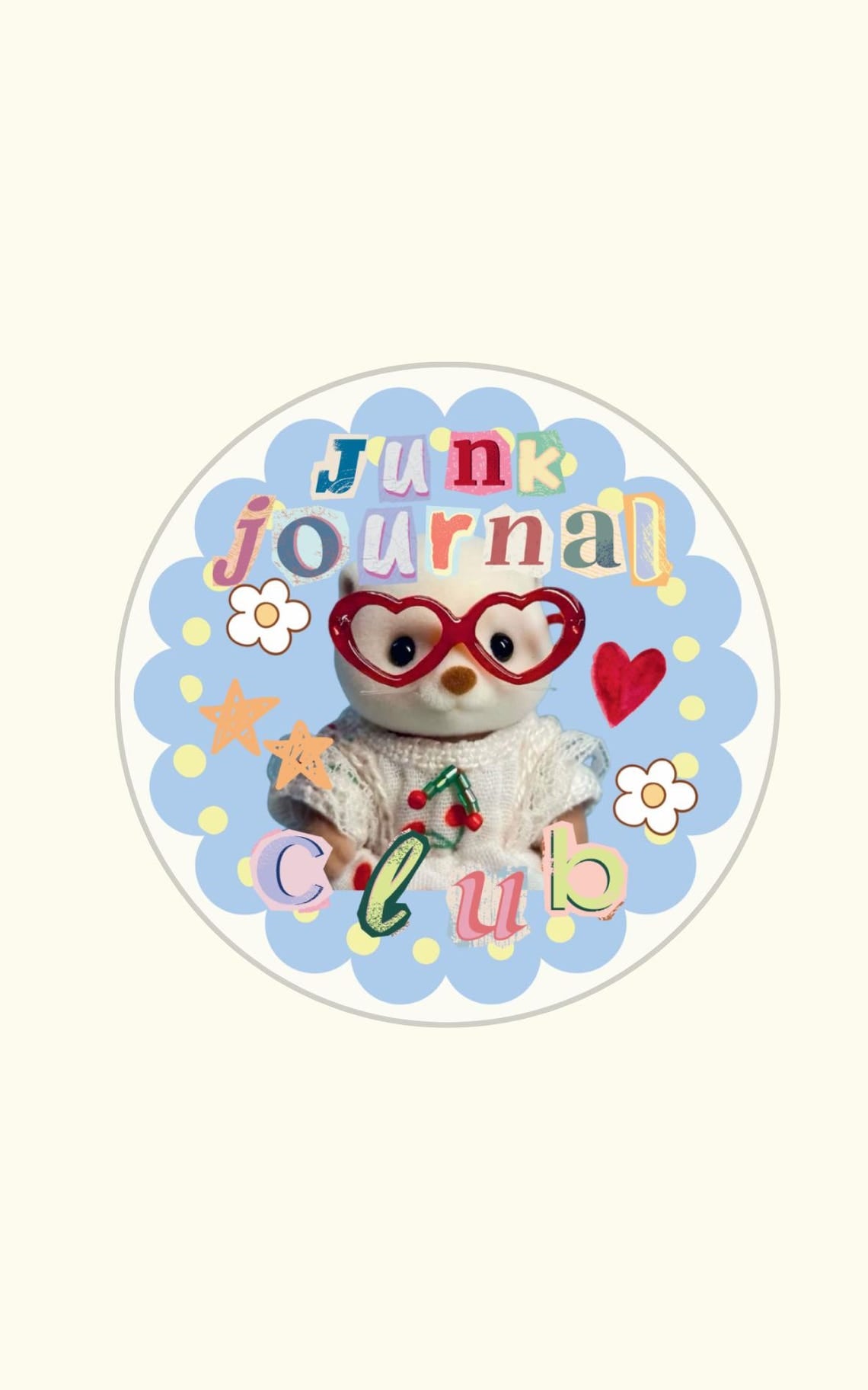 Junk Journal Club Sticker