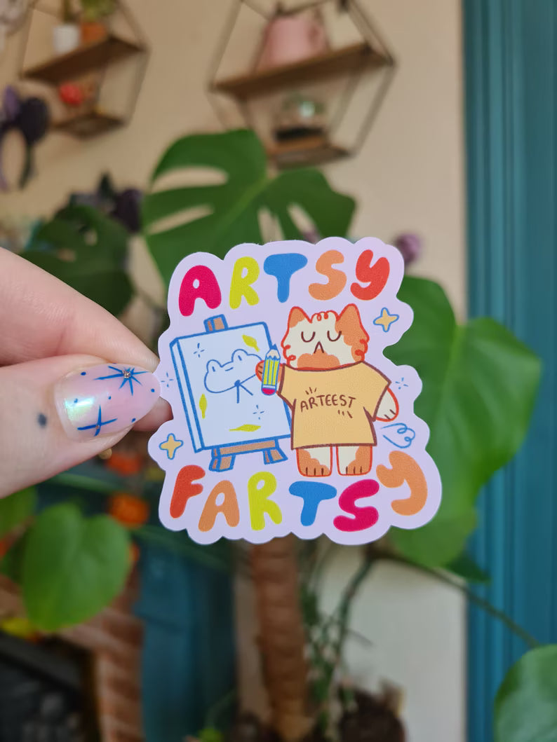 Artsy Fartsy Sticker