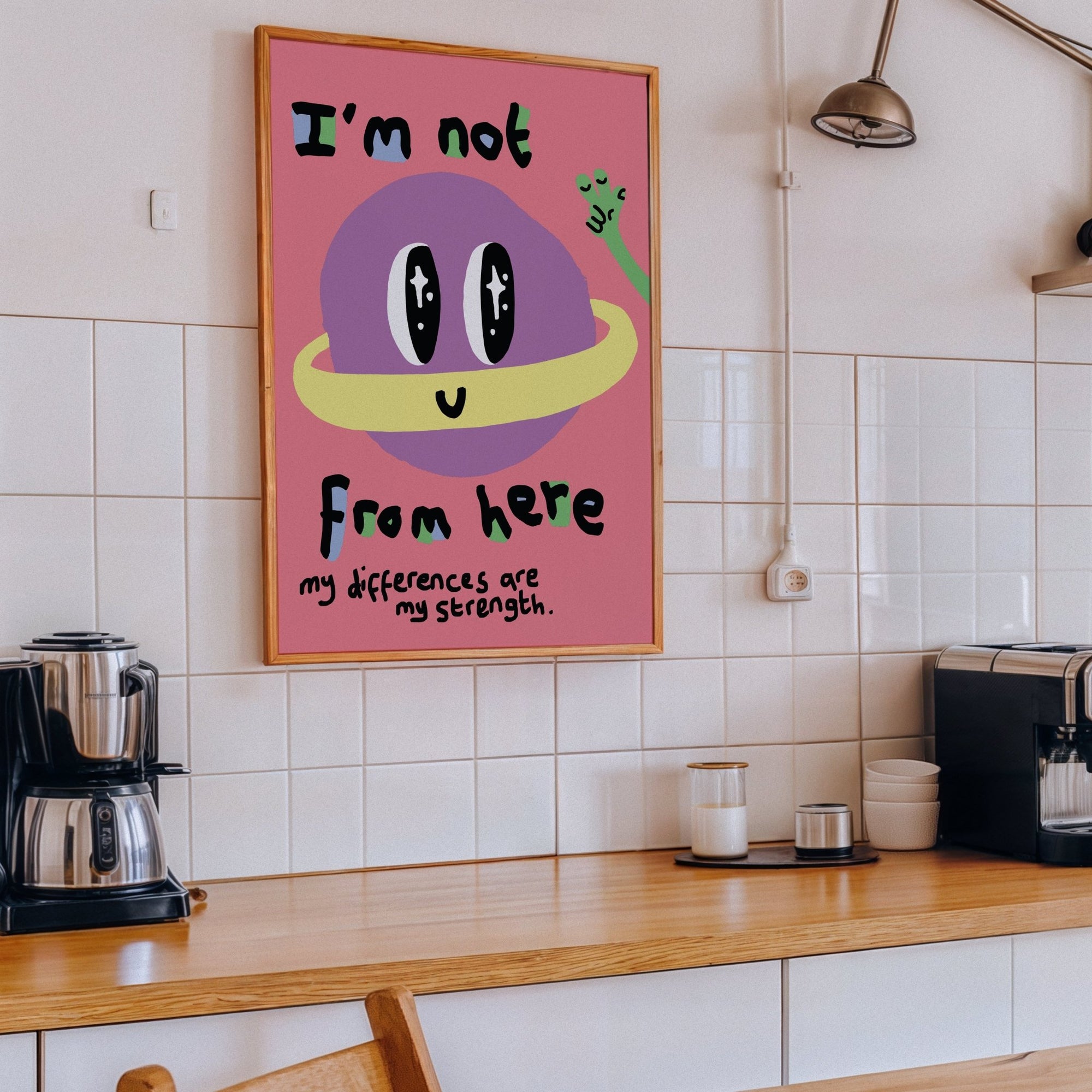 I'm Not From Here Print - Print Sanders De Roeper Modern Love Store Glasgow