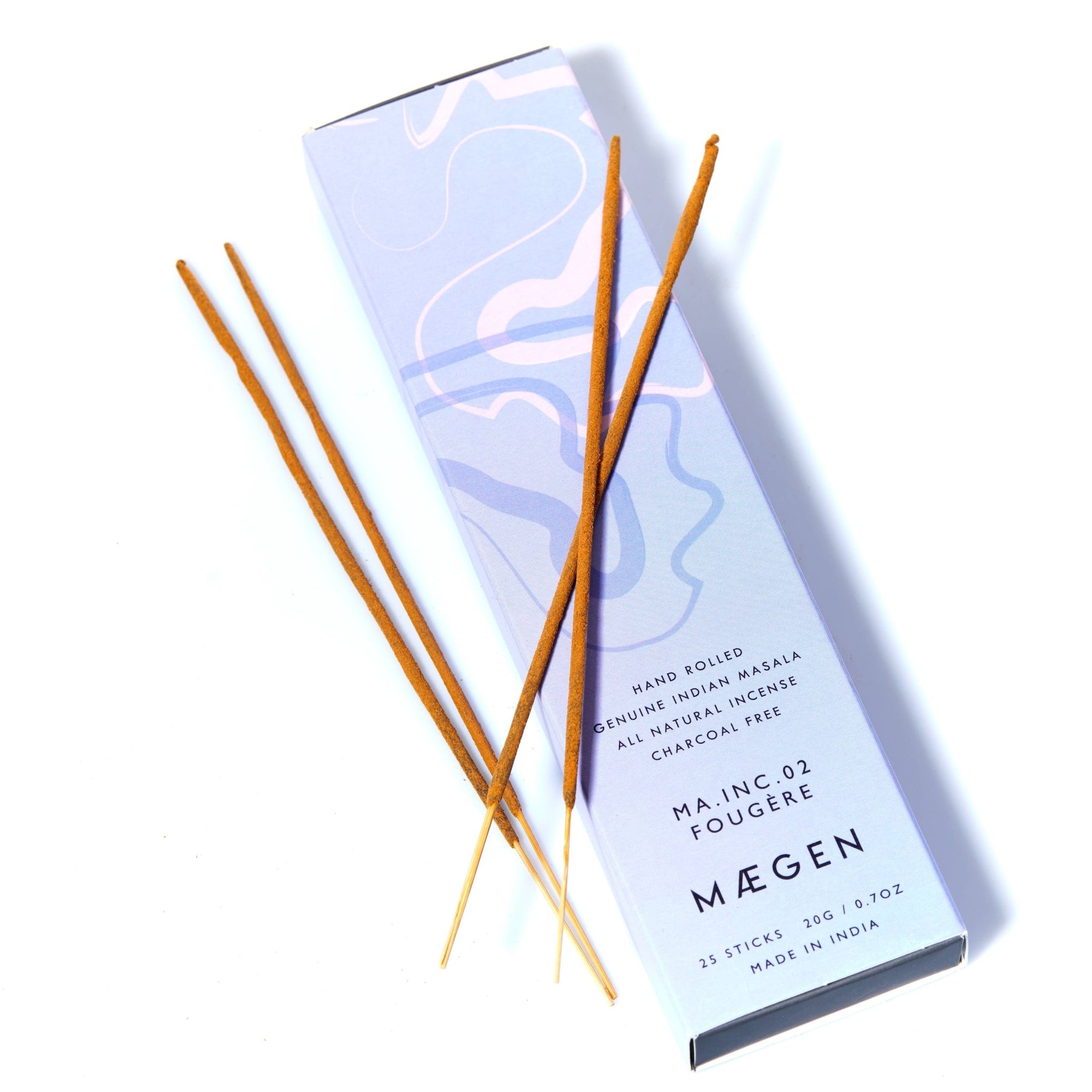 Incense Sticks - Fougere Genuine Indian Masala - MÆGEN Modern Love Store Glasgow