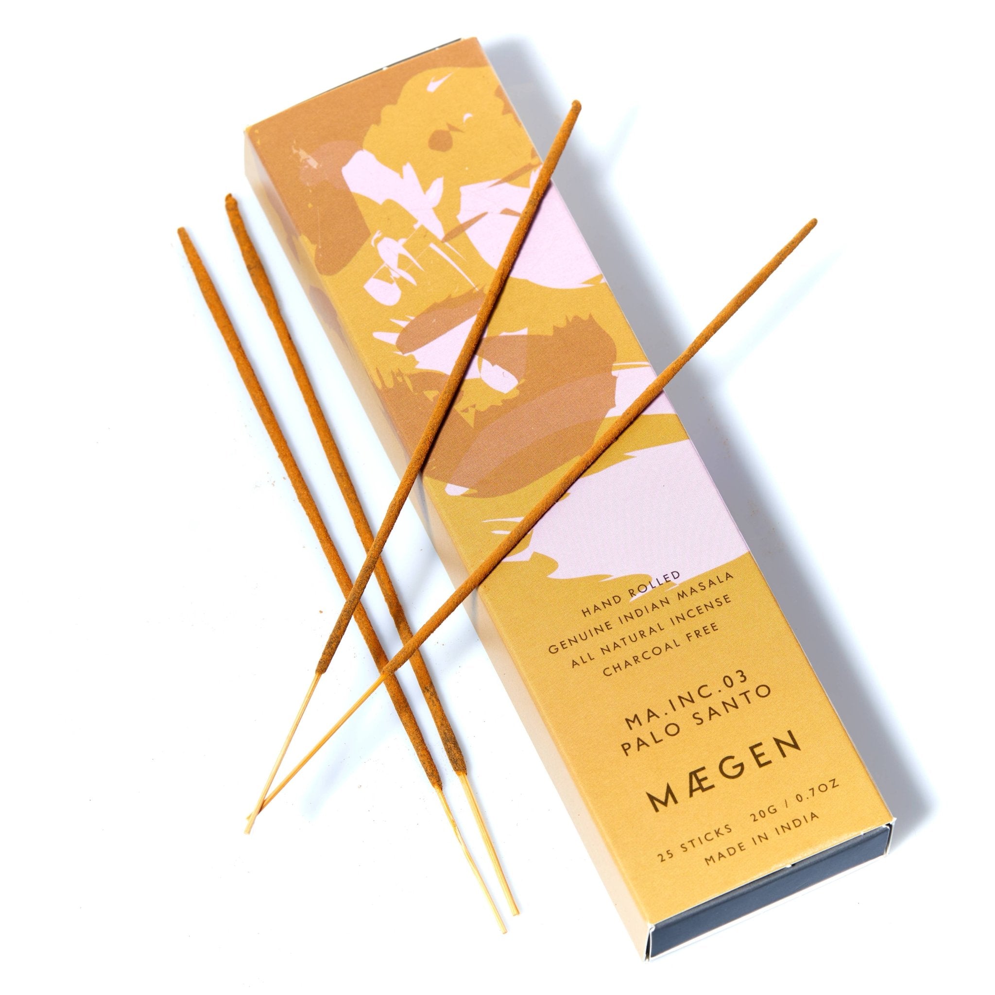 Incense Sticks - Palo Santo Genuine Indian Masala - MÆGEN Modern Love Store Glasgow