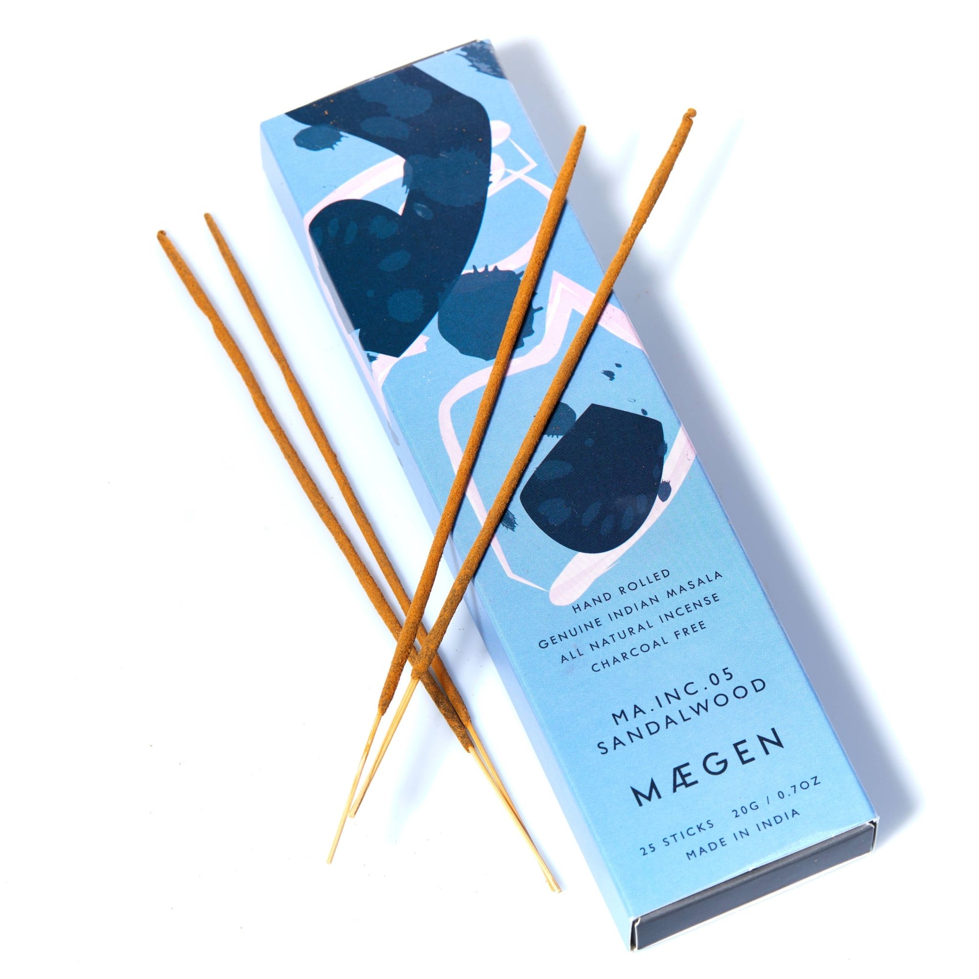 Incense Sticks - Sandalwood Genuine Indian Masala - MÆGEN Modern Love Store Glasgow