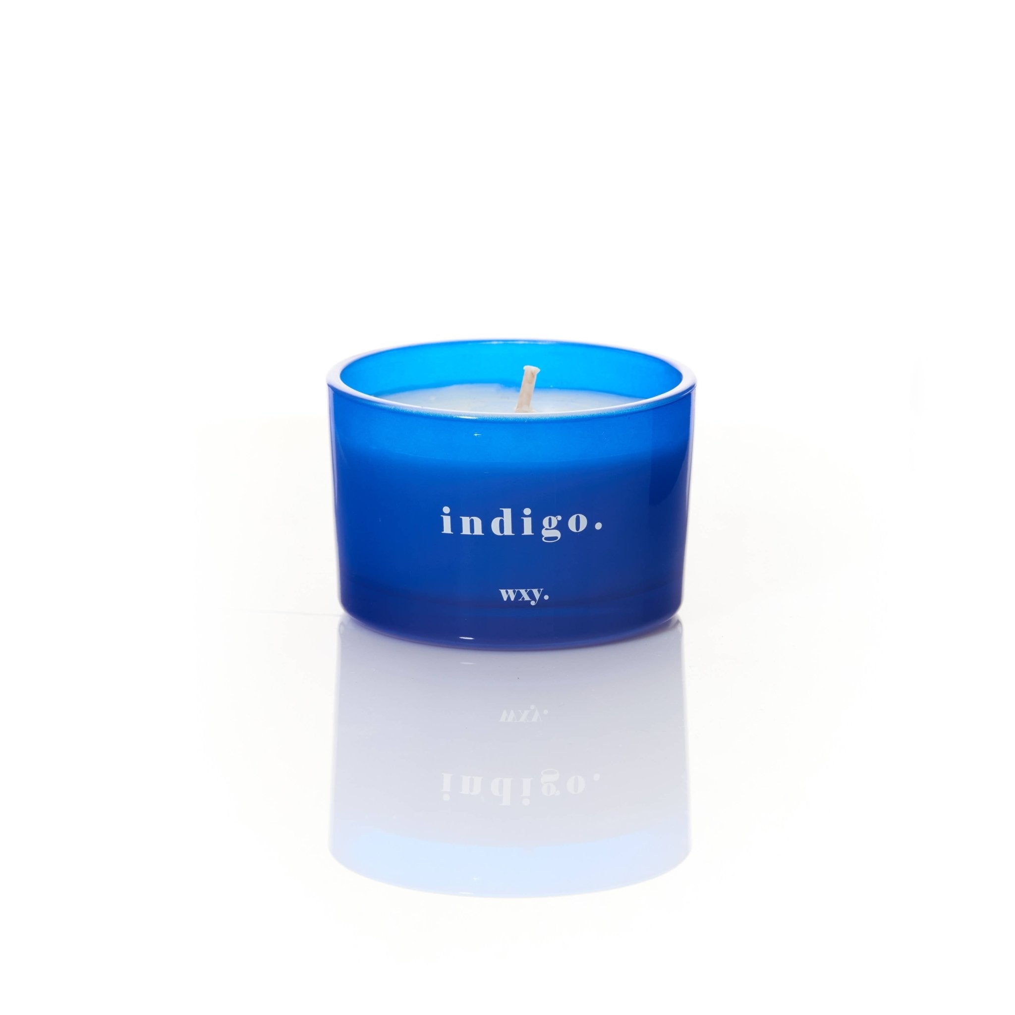 Indigo 3oz Candle - Rosemary + Juniper - wxy. Modern Love Store Glasgow