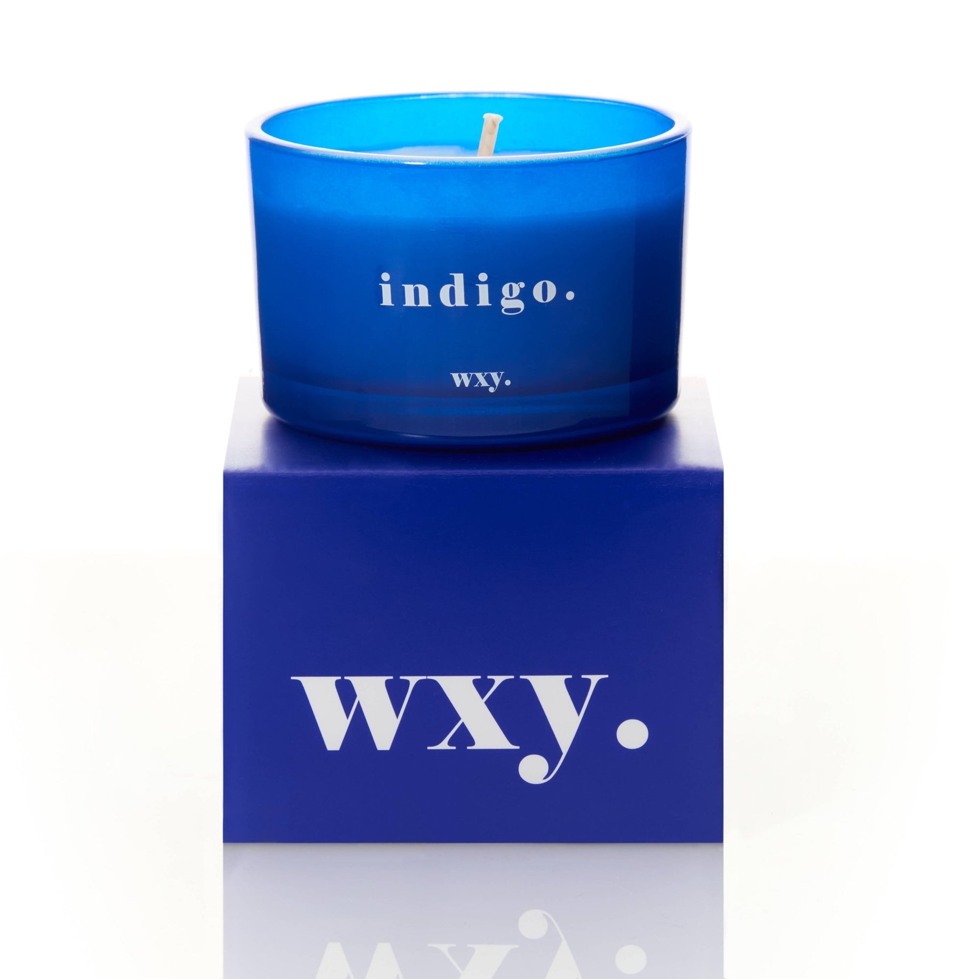 Indigo 3oz Candle - Rosemary + Juniper - wxy. Modern Love Store Glasgow
