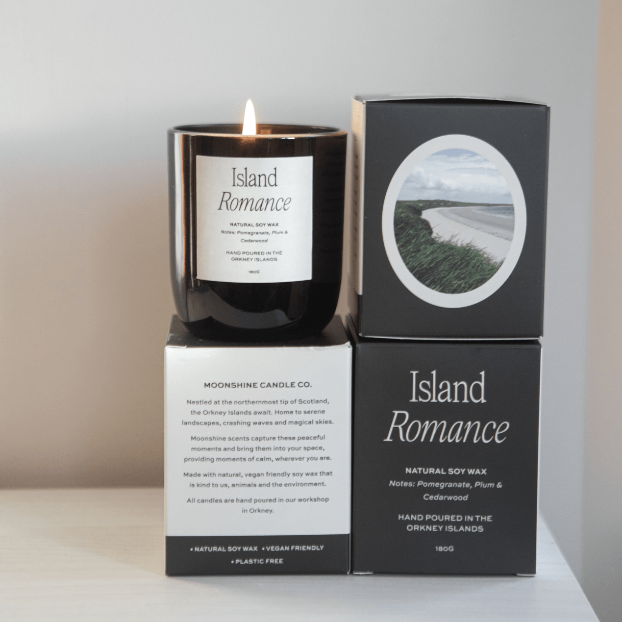 Island Romance Soy Candle - Candles Moonshine Candle Co. Modern Love Store Glasgow