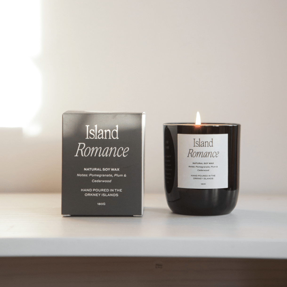 Island Romance Soy Candle - Candles Moonshine Candle Co. Modern Love Store Glasgow