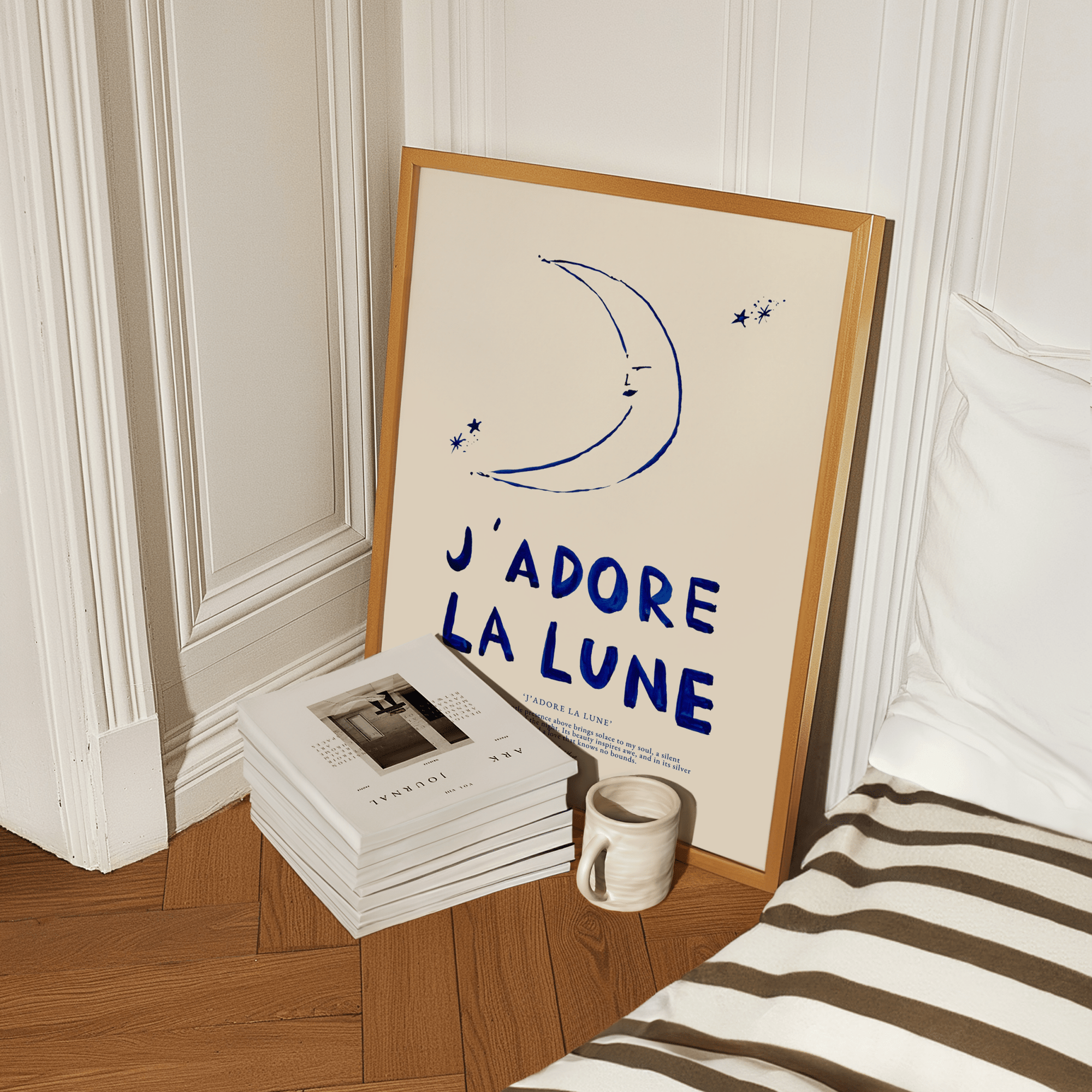 J'adore La Lune Print - Modern Love Store Glasgow Modern Love Store Glasgow