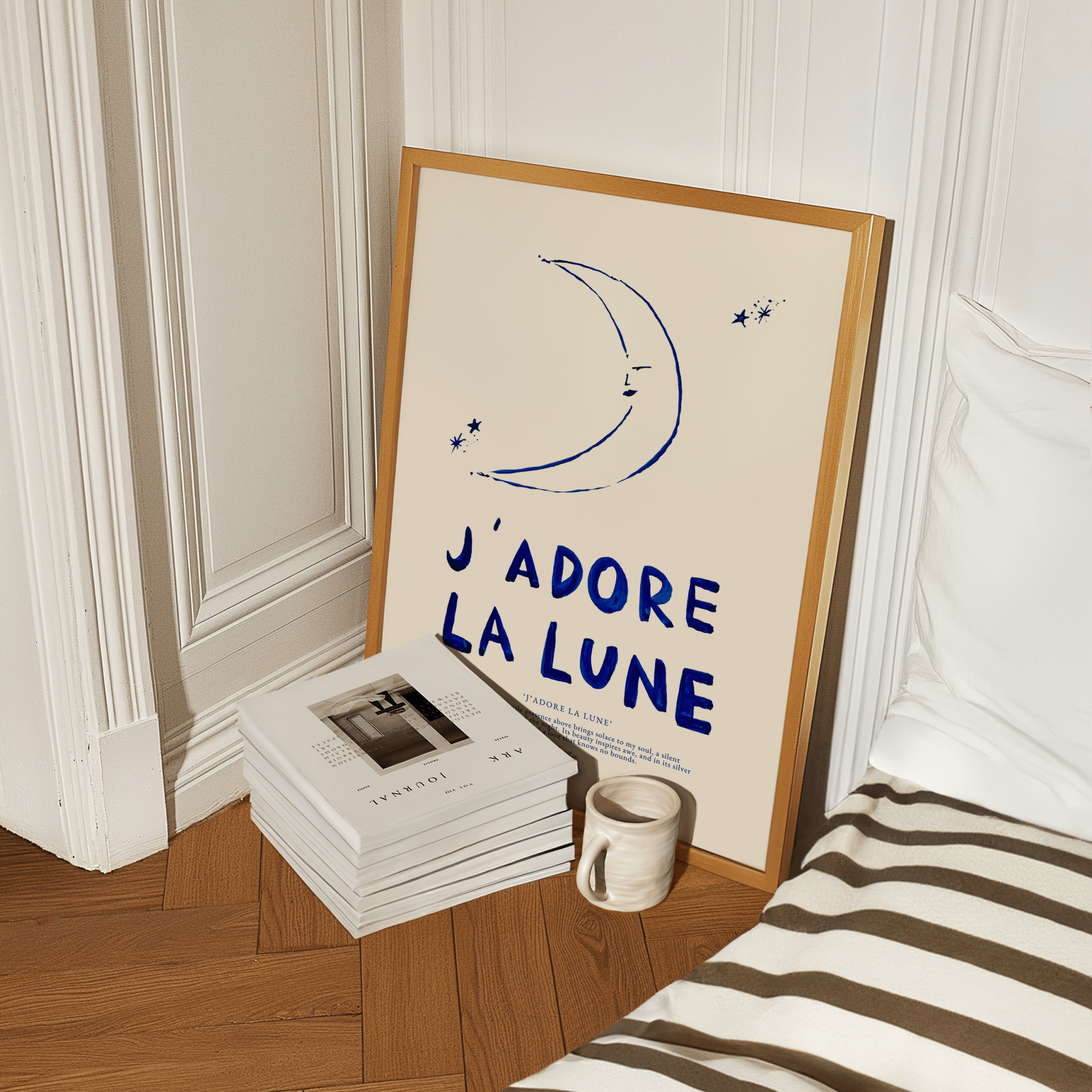 J'adore La Lune Print - Modern Love Store Glasgow Modern Love Store Glasgow