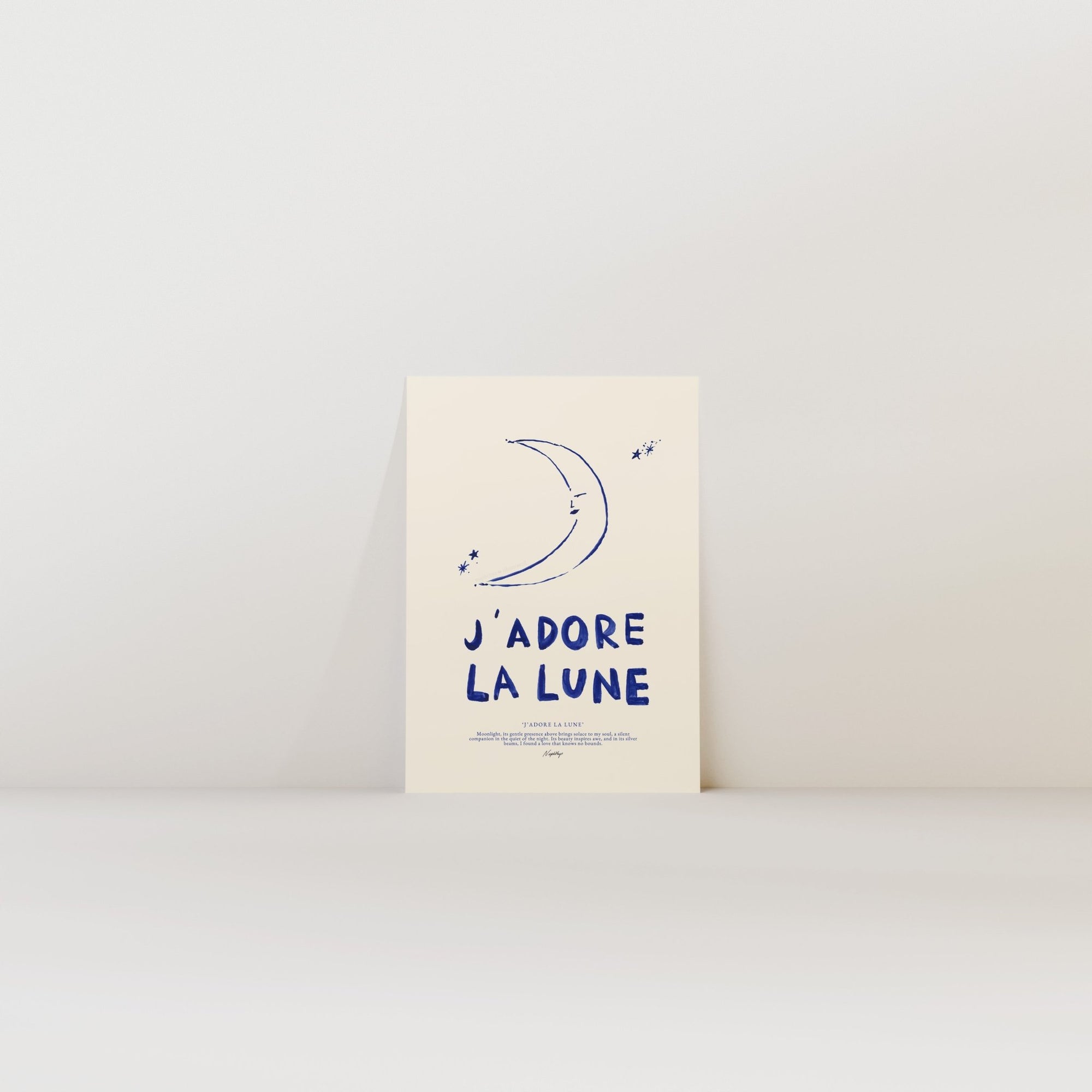 J'adore La Lune Print - Modern Love Store Glasgow Modern Love Store Glasgow