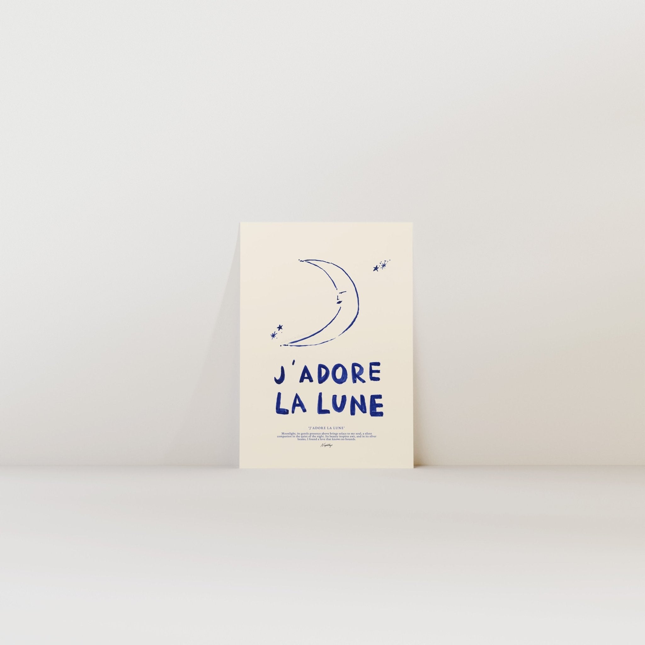 J'adore La Lune Print - Modern Love Store Glasgow Modern Love Store Glasgow