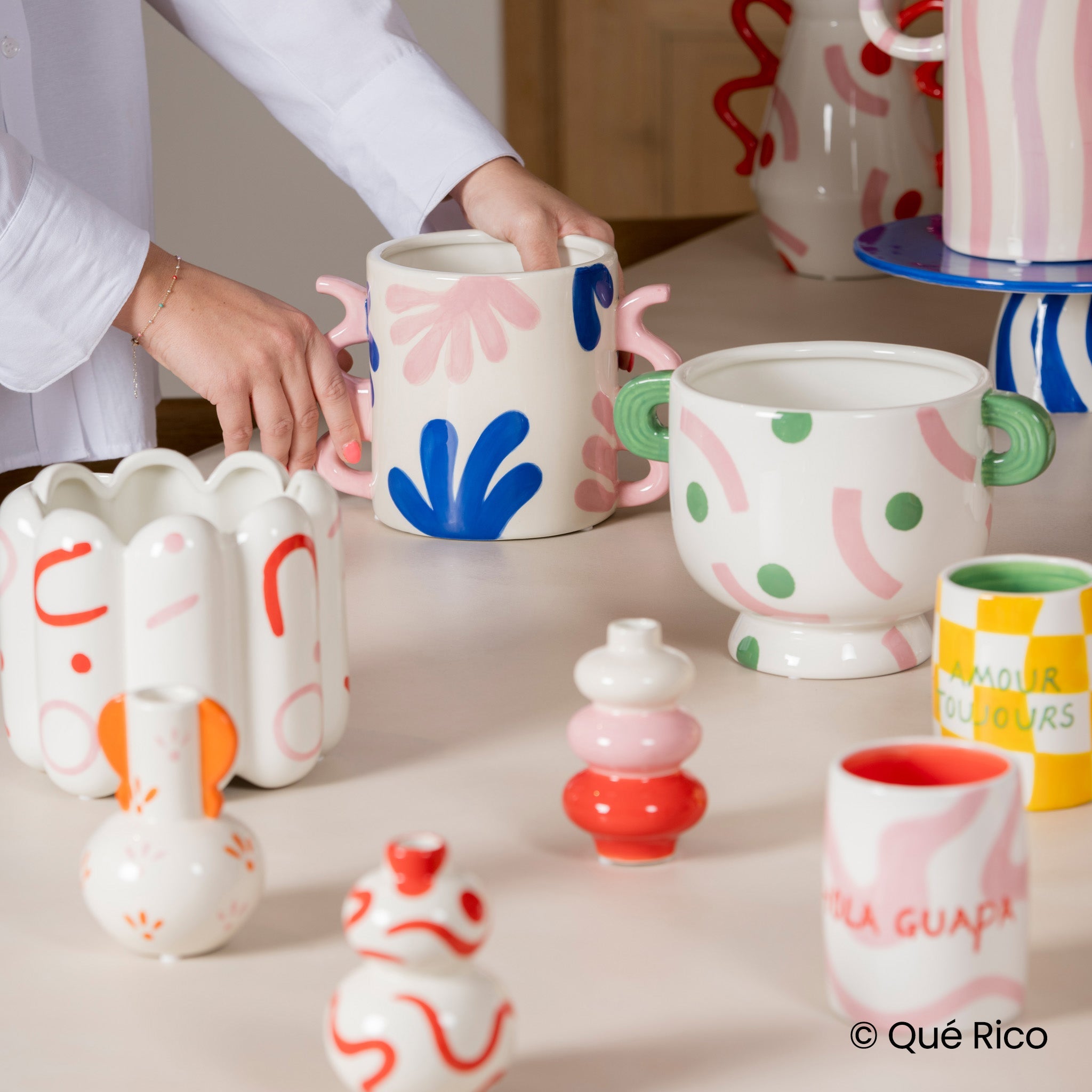 Jaunty Jungle Plant Pot - Que Rico Modern Love Store Glasgow