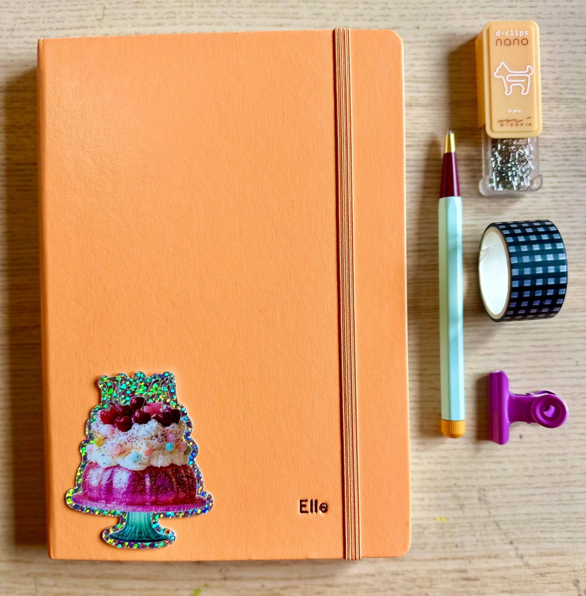 Jelly Vinyl Glitter Sticker - Shellflower Modern Love Store Glasgow