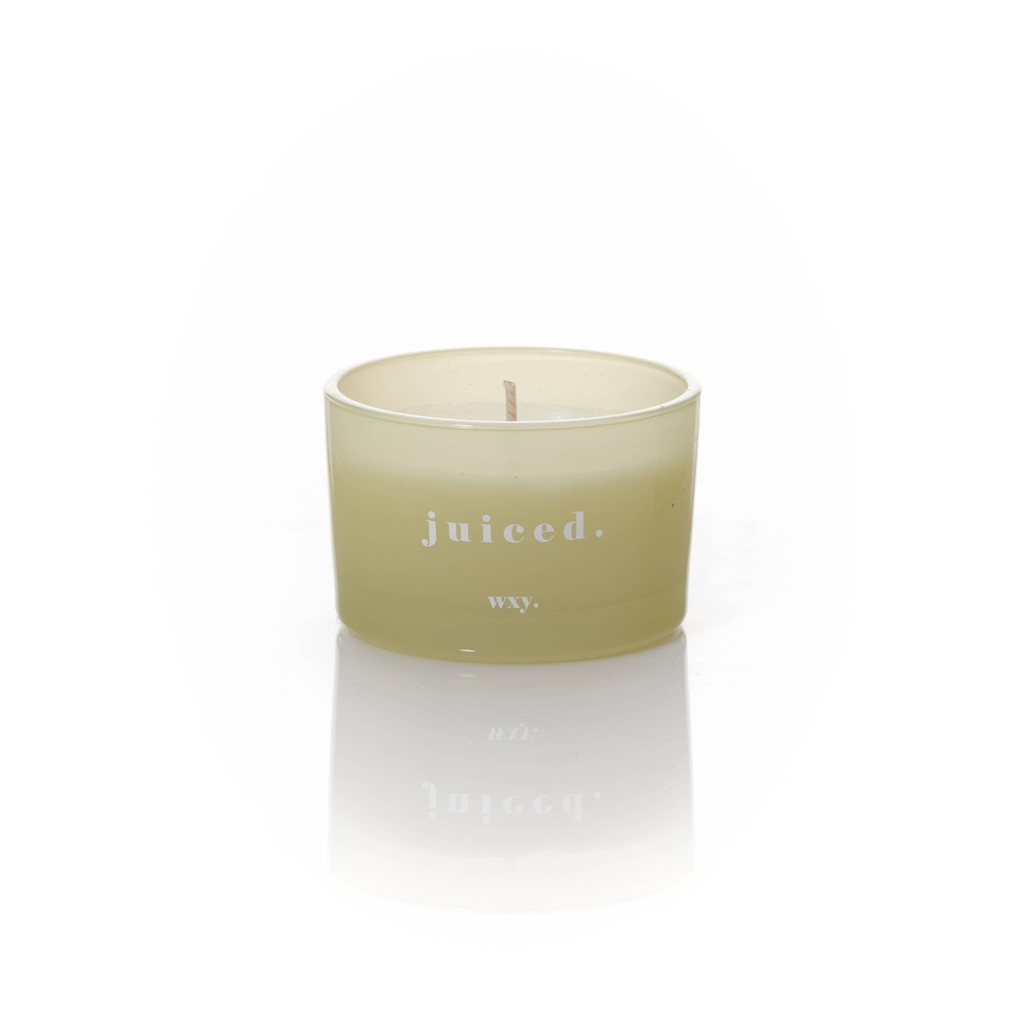 Juiced 3oz Candle - Lime Avocado + Cucumber Water - wxy. Modern Love Store Glasgow