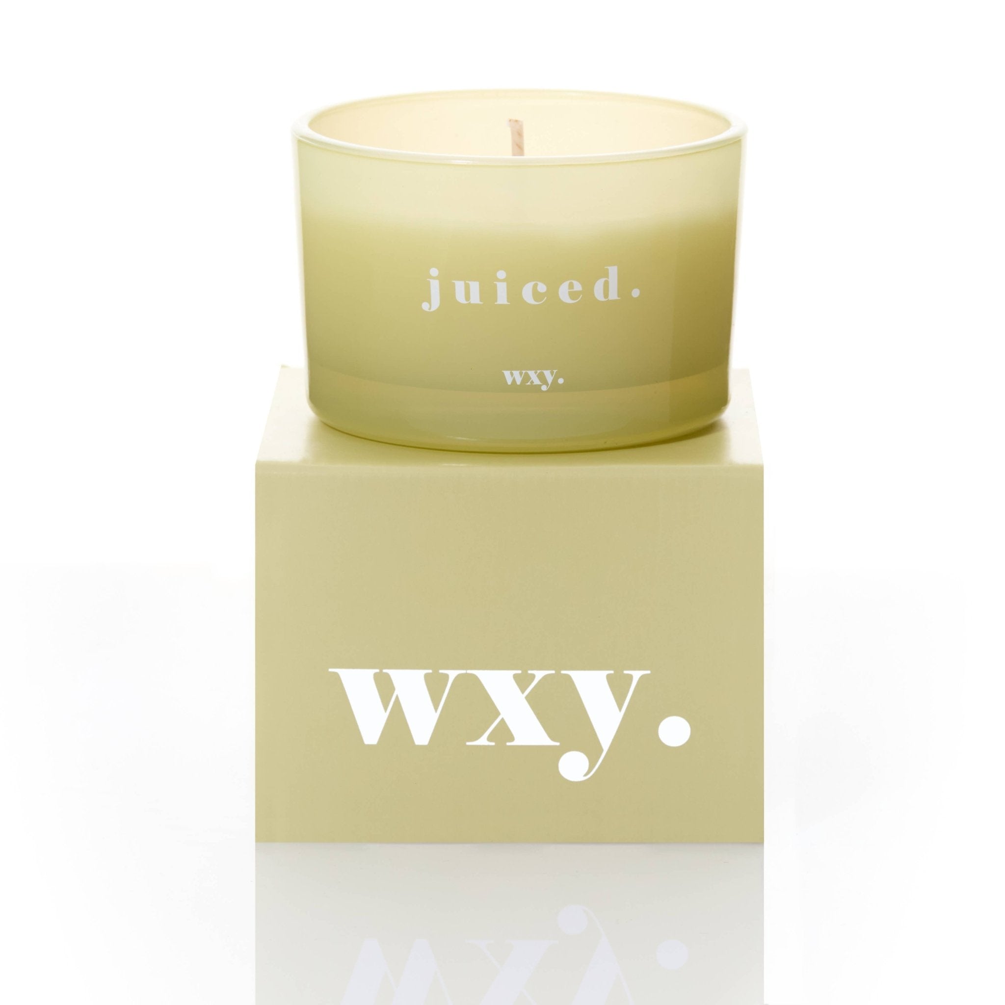 Juiced 3oz Candle - Lime Avocado + Cucumber Water - wxy. Modern Love Store Glasgow