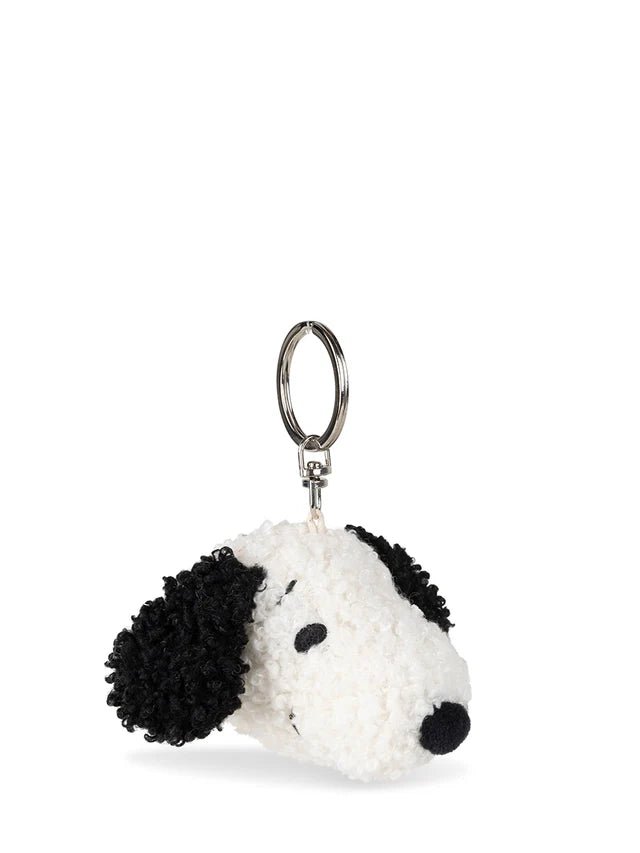 Snoopy Head Tiny Teddy Cream Keychain - keyring Bon Ton Toys Modern Love Store Glasgow