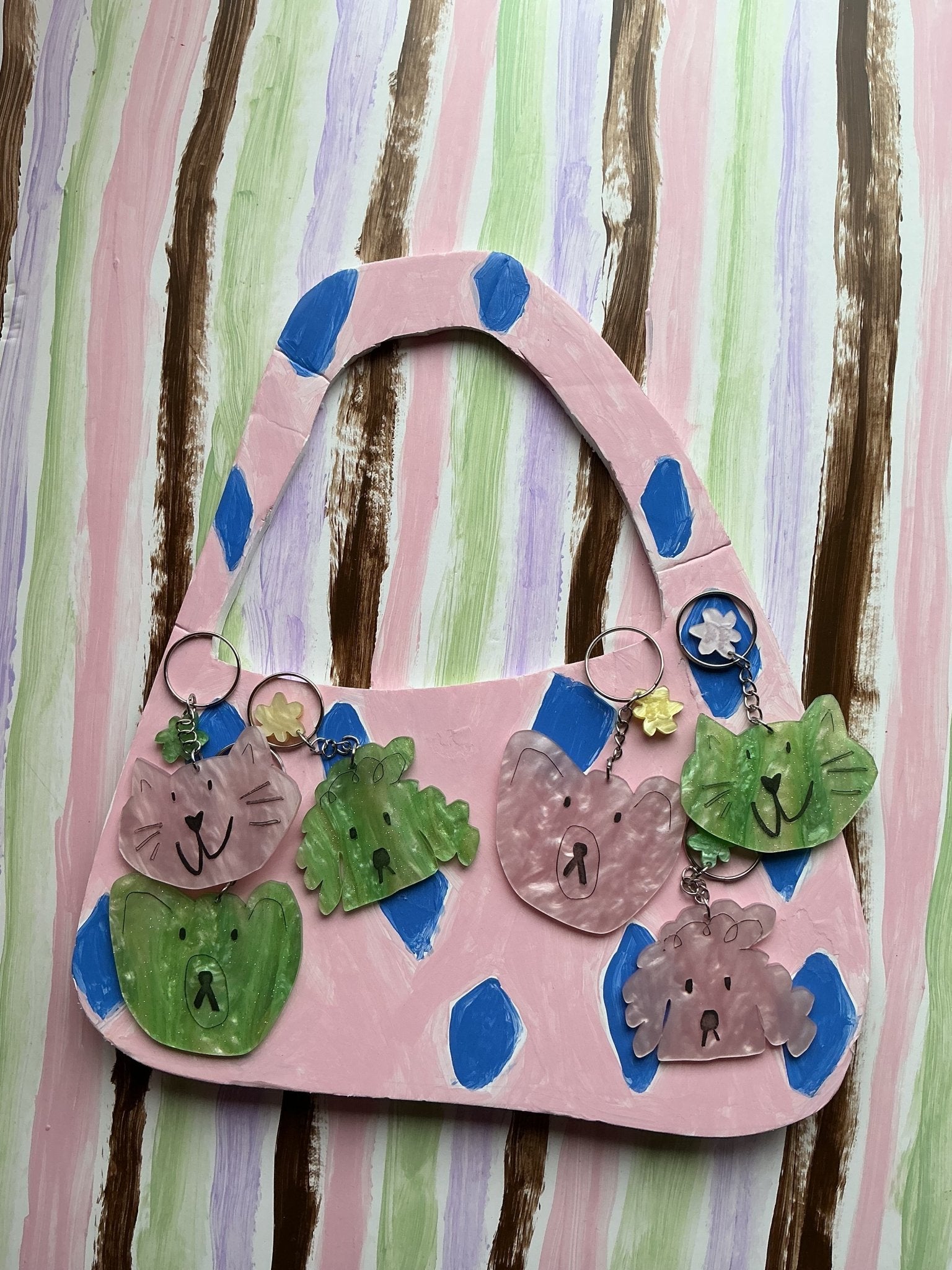 Bear Keyring - keyring Victoria Catten Modern Love Store