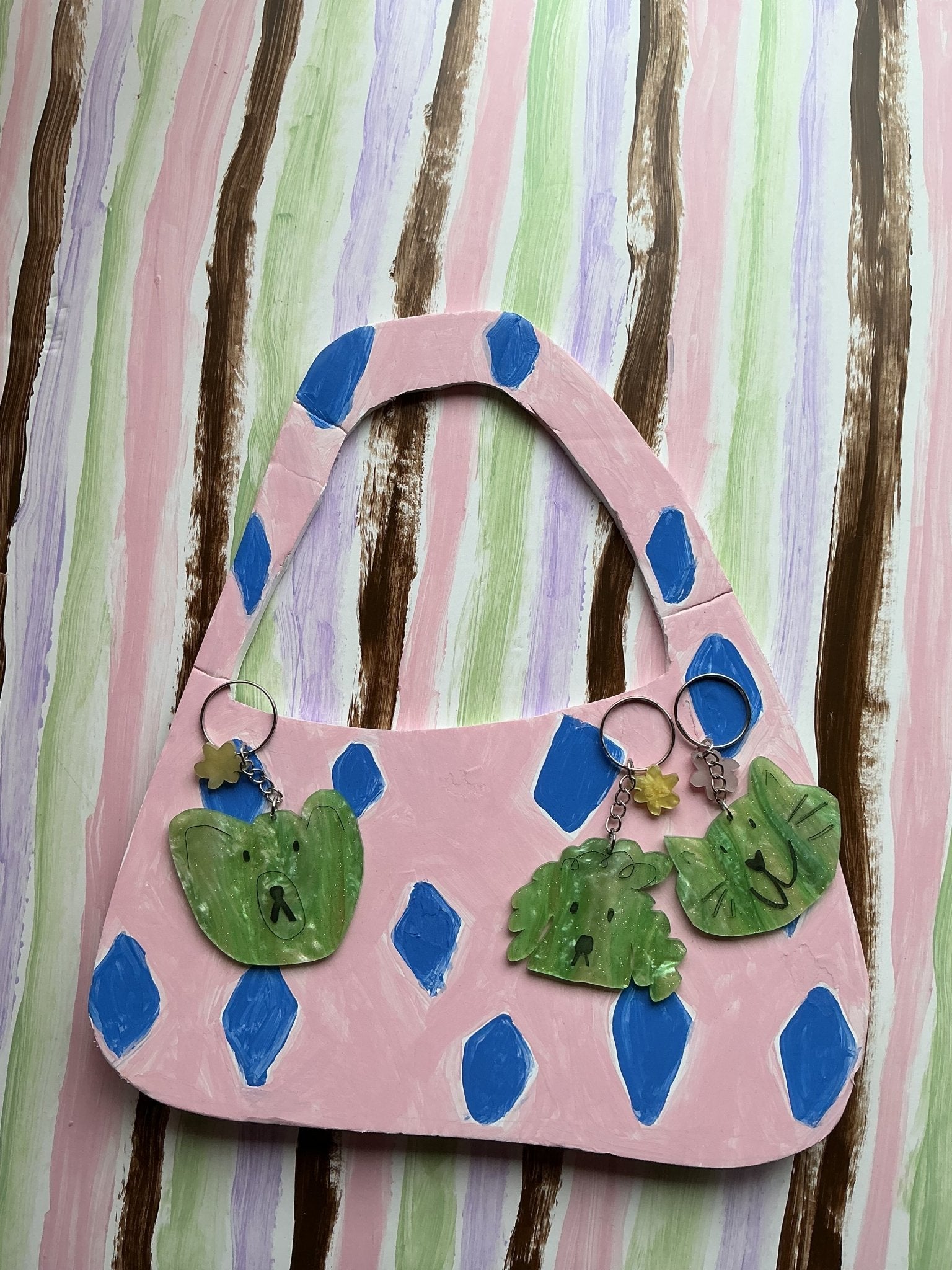 Bear Keyring - keyring Victoria Catten Modern Love Store