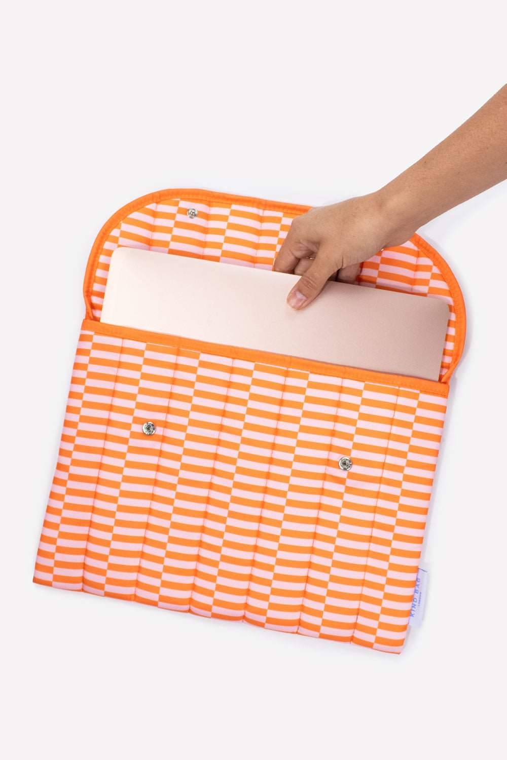 Kind Bag Laptop Sleeve - Orange & Pink - bag Kind Bag Modern Love Store Glasgow