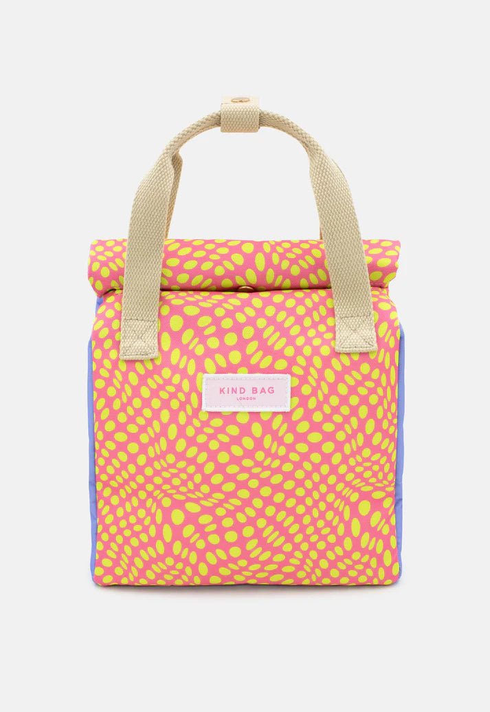 Lunch Bag Twisted Polka Pink & Yellow accessories 
