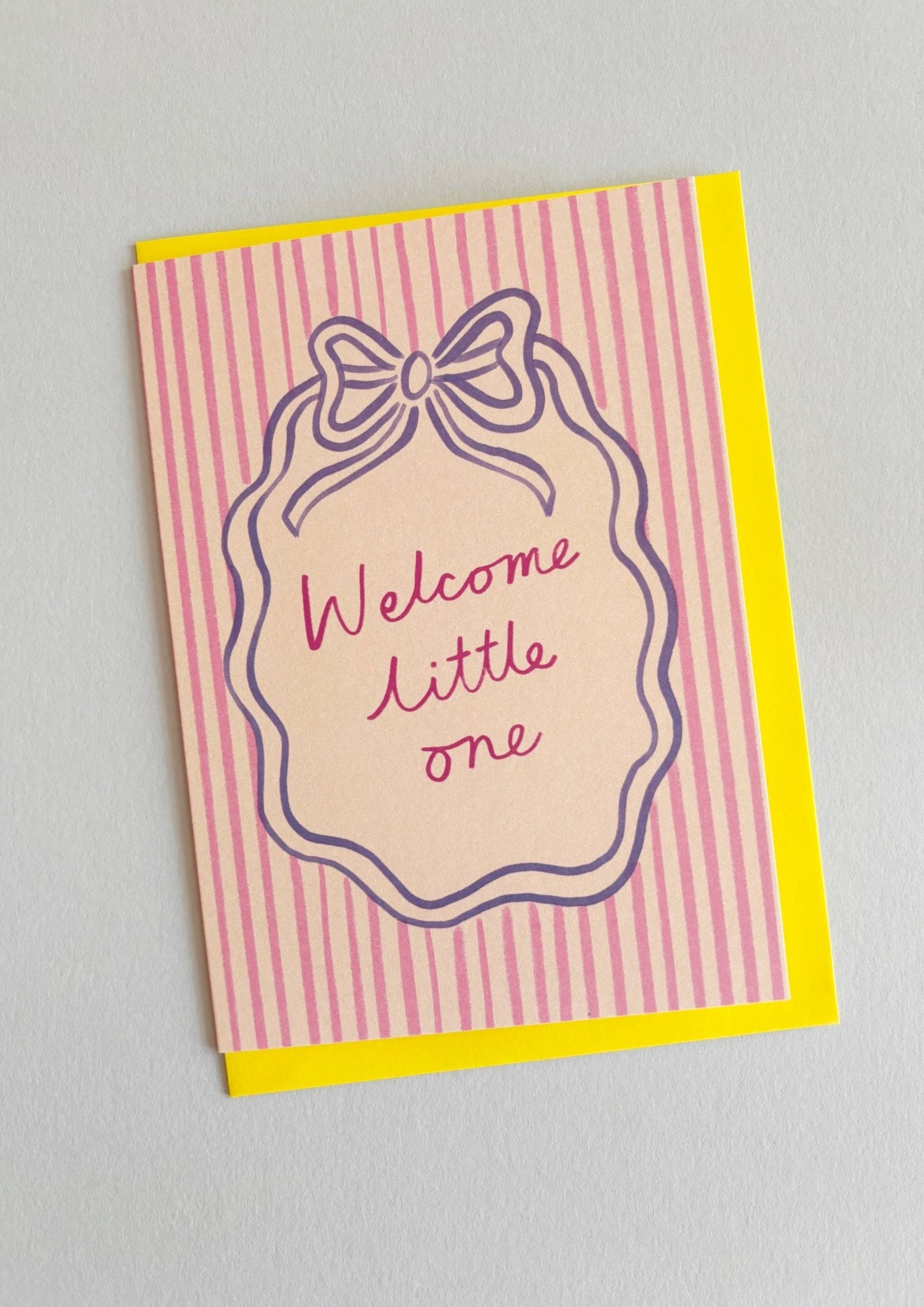 Welcome Little One - Kitty Kenda Papergoods Modern Love Store Glasgow