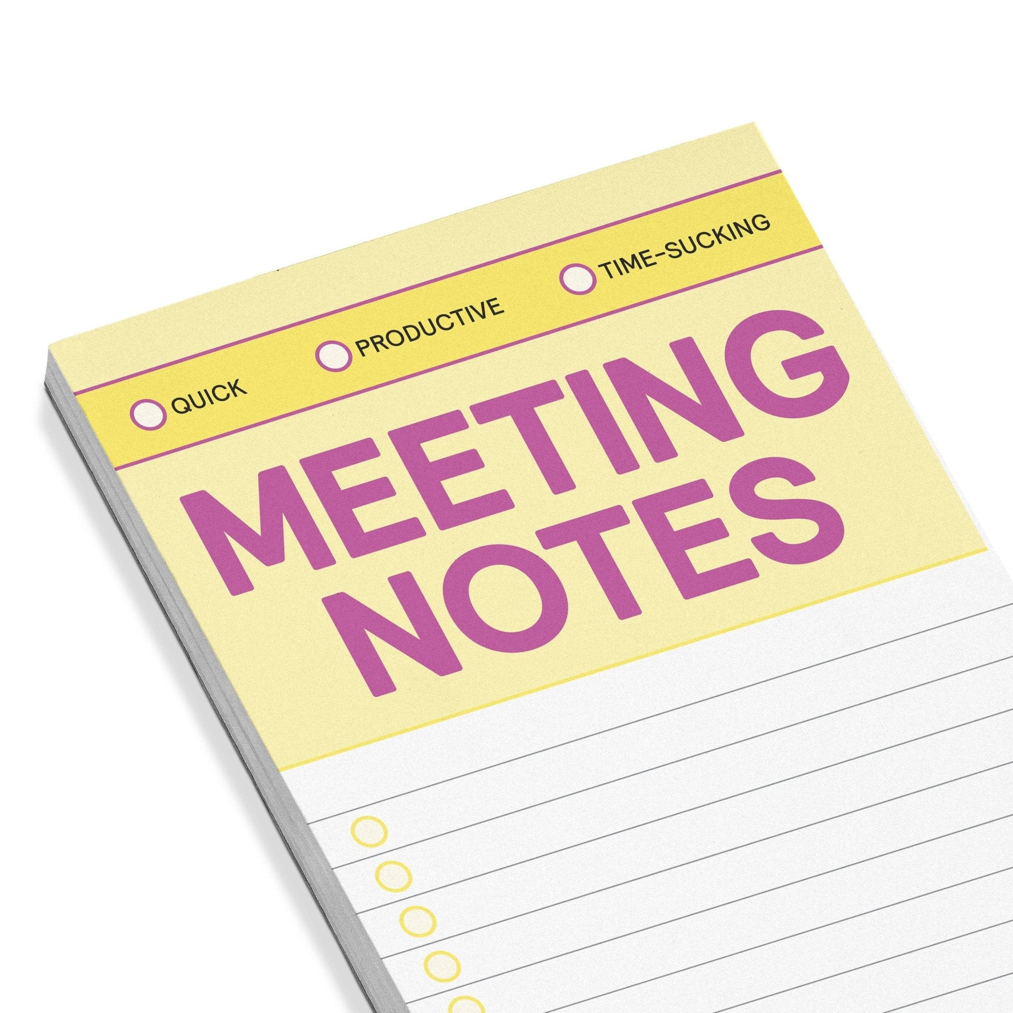 Knock Knock Meeting Notes Make - a - List Pads - Knock Knock UK Modern Love Store Glasgow