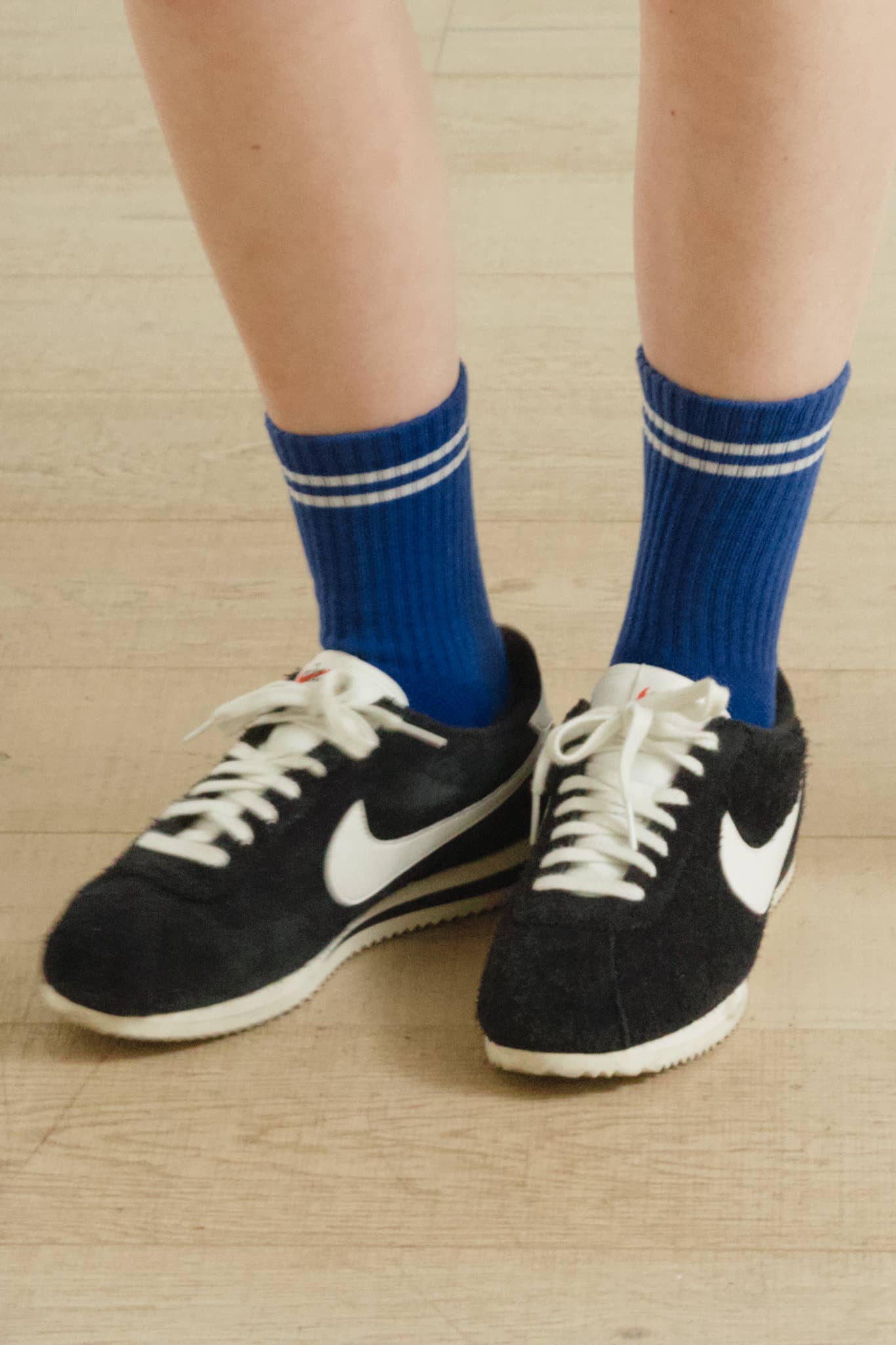 Le Bon Shoppe Boyfriend Socks: Cobalt - Le Bon Shoppe Modern Love Store Glasgow