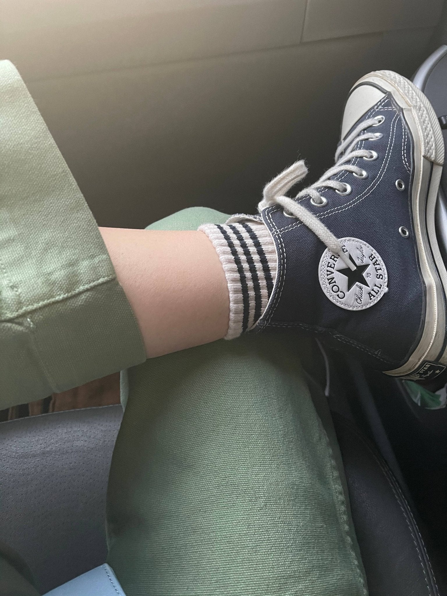 Le Bon Shoppe Girlfriend Socks: Parisian Blue - Le Bon Shoppe Modern Love Store Glasgow