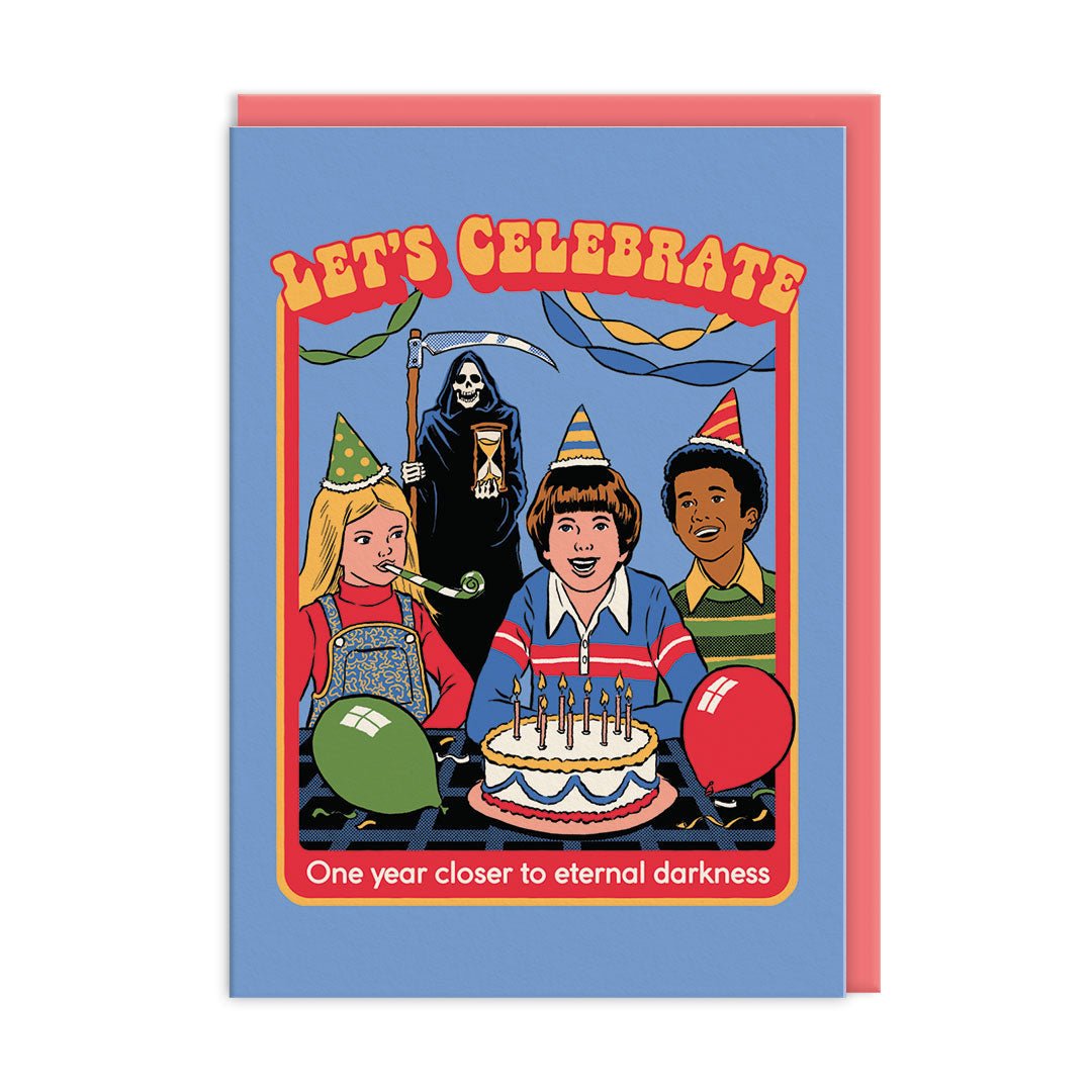 Let's Celebrate, One year closer to Eternal Darkness Card - Card Ohh Deer UK + EU Modern Love Store Glasgow