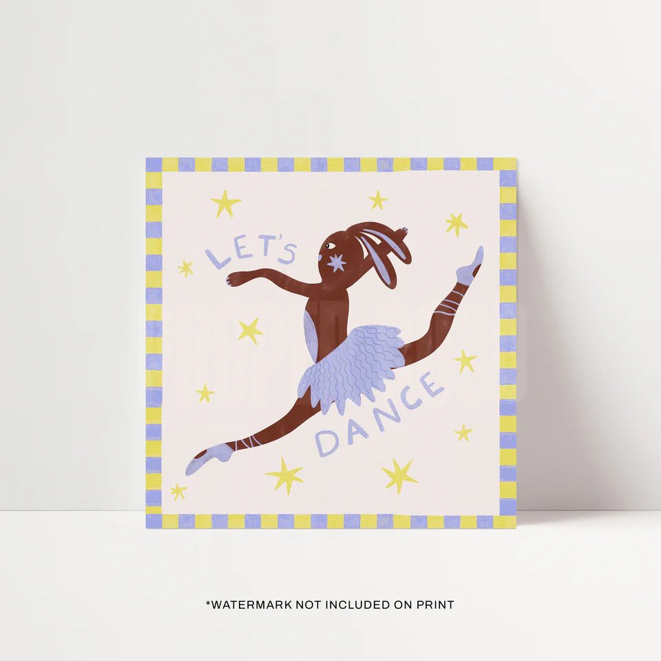Let's Dance Print - Proper Good Modern Love Store Glasgow