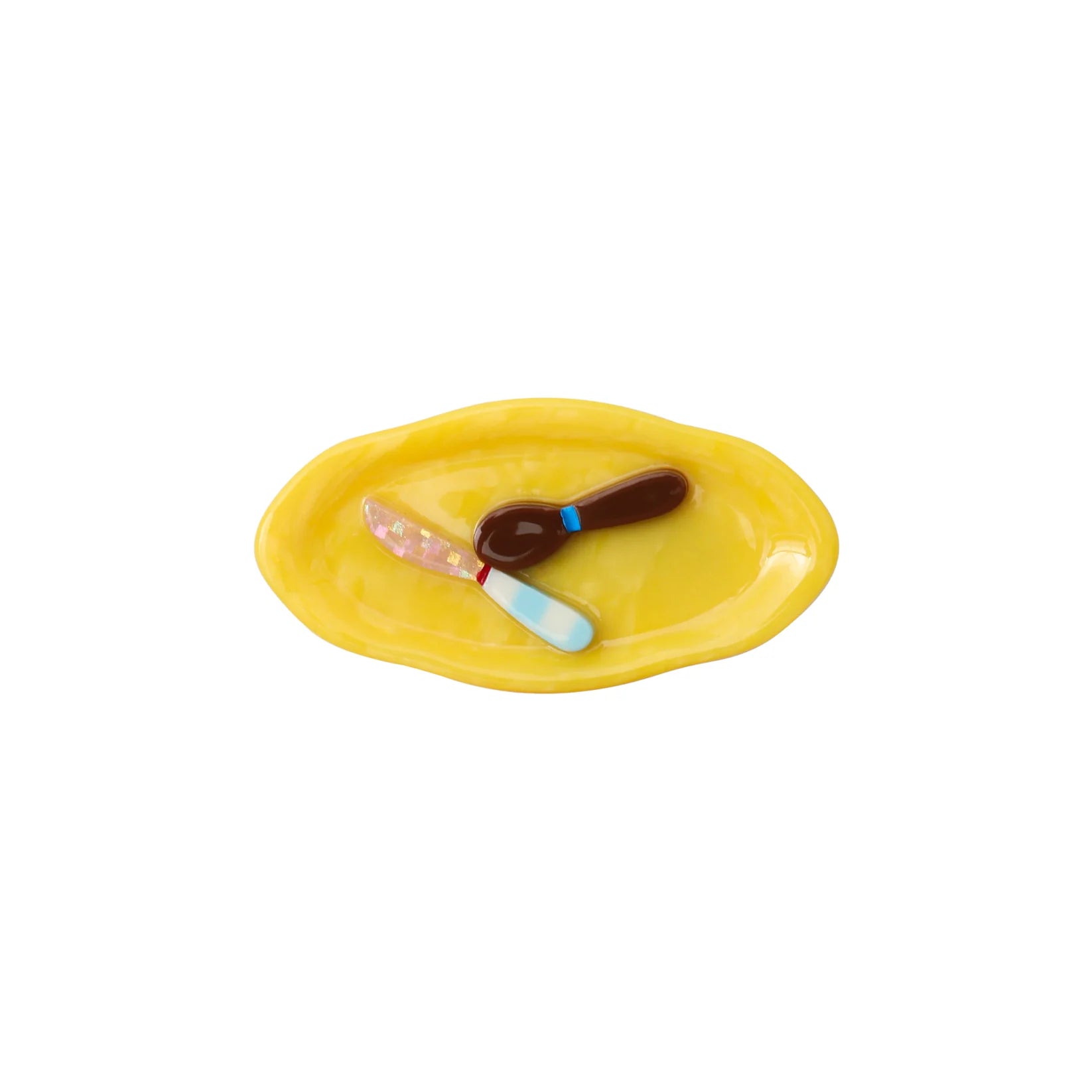 Likio Kitchen Dishplate Hair Clip – Golden Butter Plate