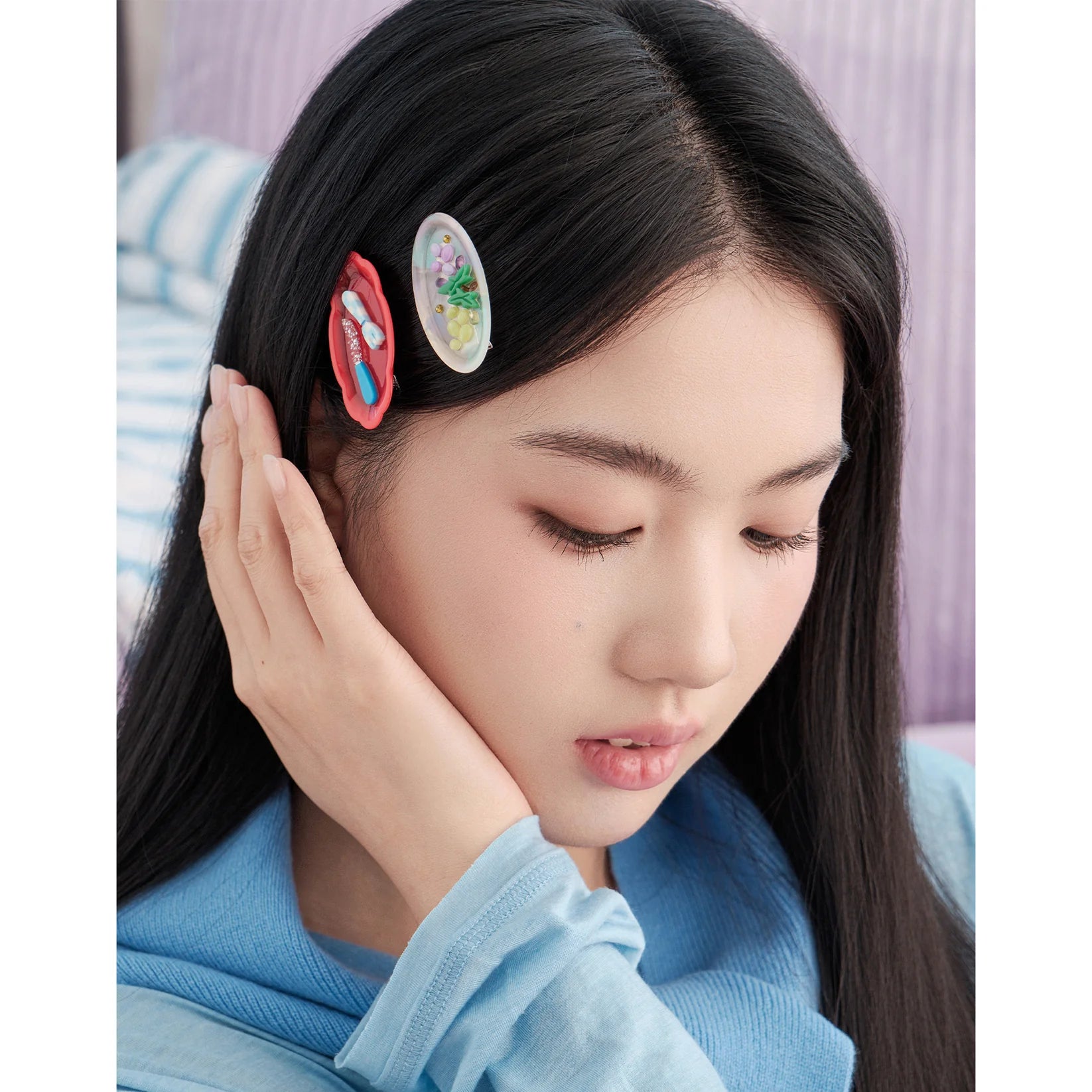 Likio Kitchen Dishplate Hair Clip – Bell Pepper Red Plate
