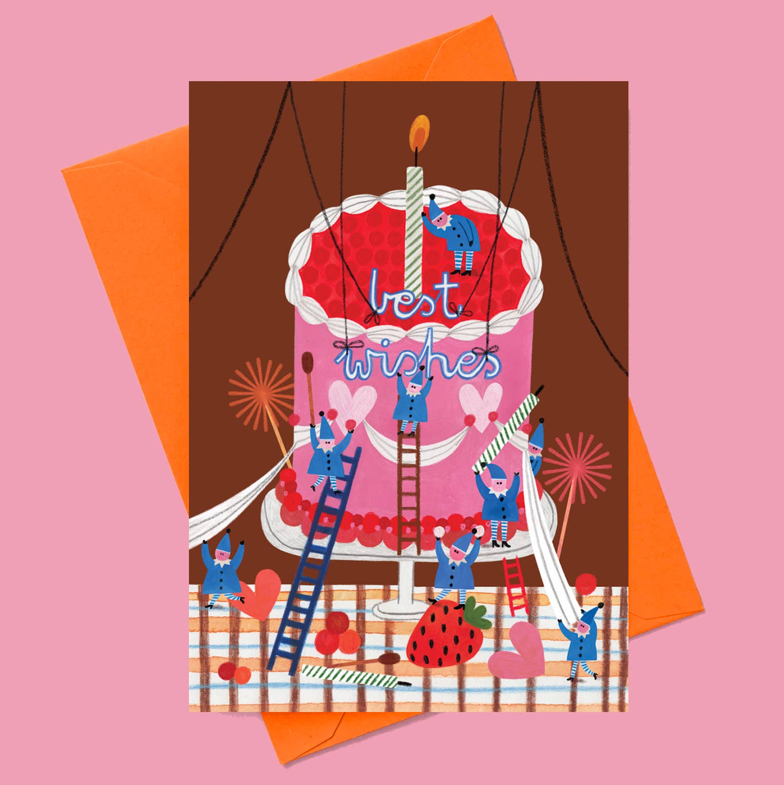 LITTLE HELPERS BIRTHDAY card - Daria Solak Illustrations Modern Love Store Glasgow