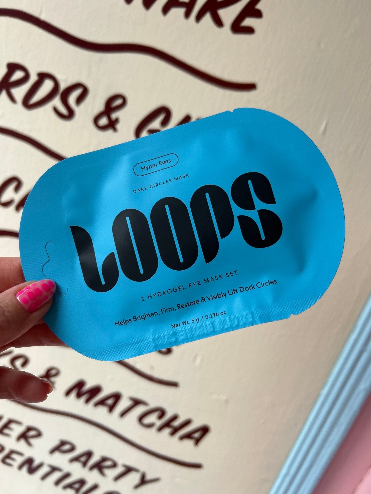Loops eye mask blue - Modern Love Store Glasgow Modern Love Store Glasgow
