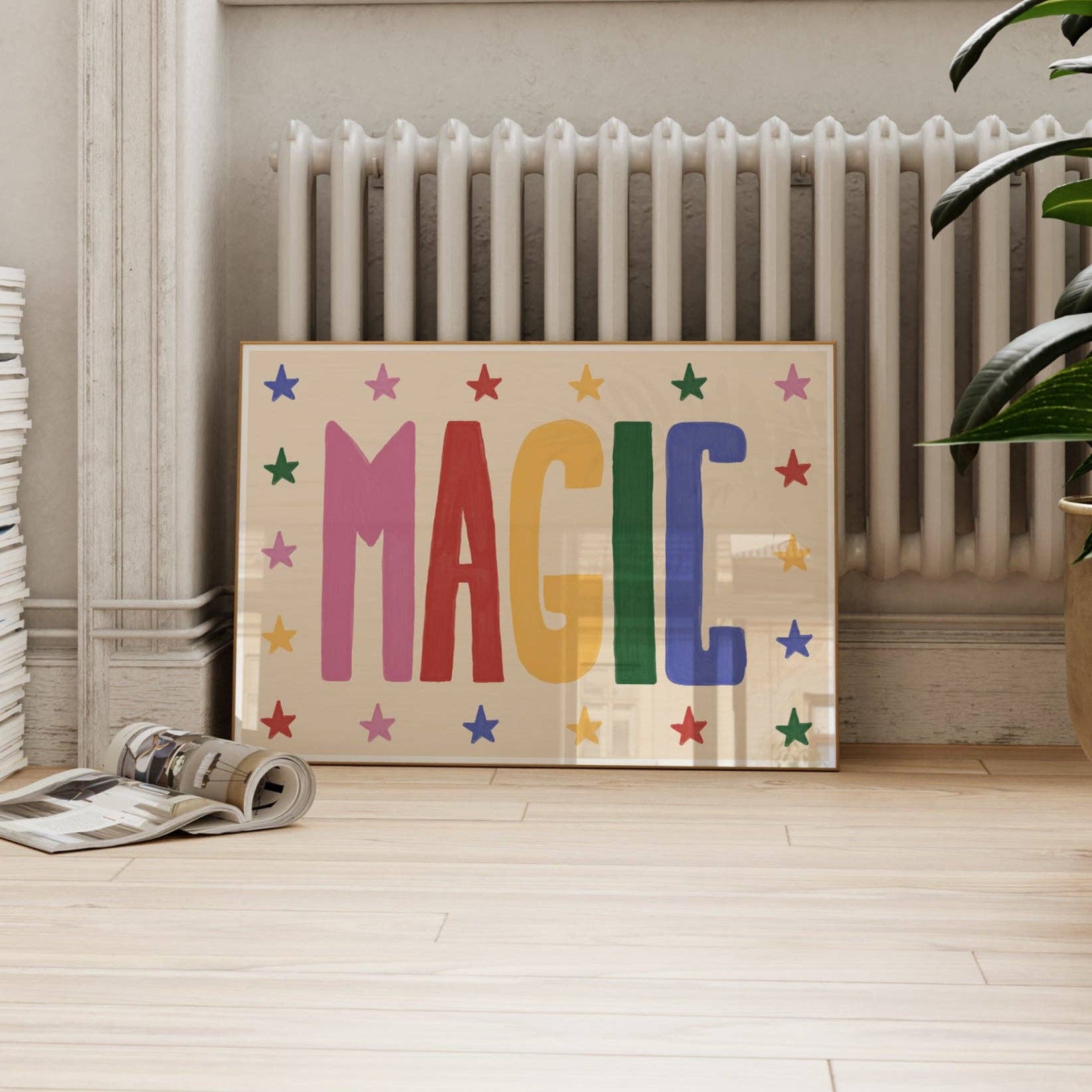 Magic Print: Pink and Green / Unframed - Lune Club Modern Love Store Glasgow