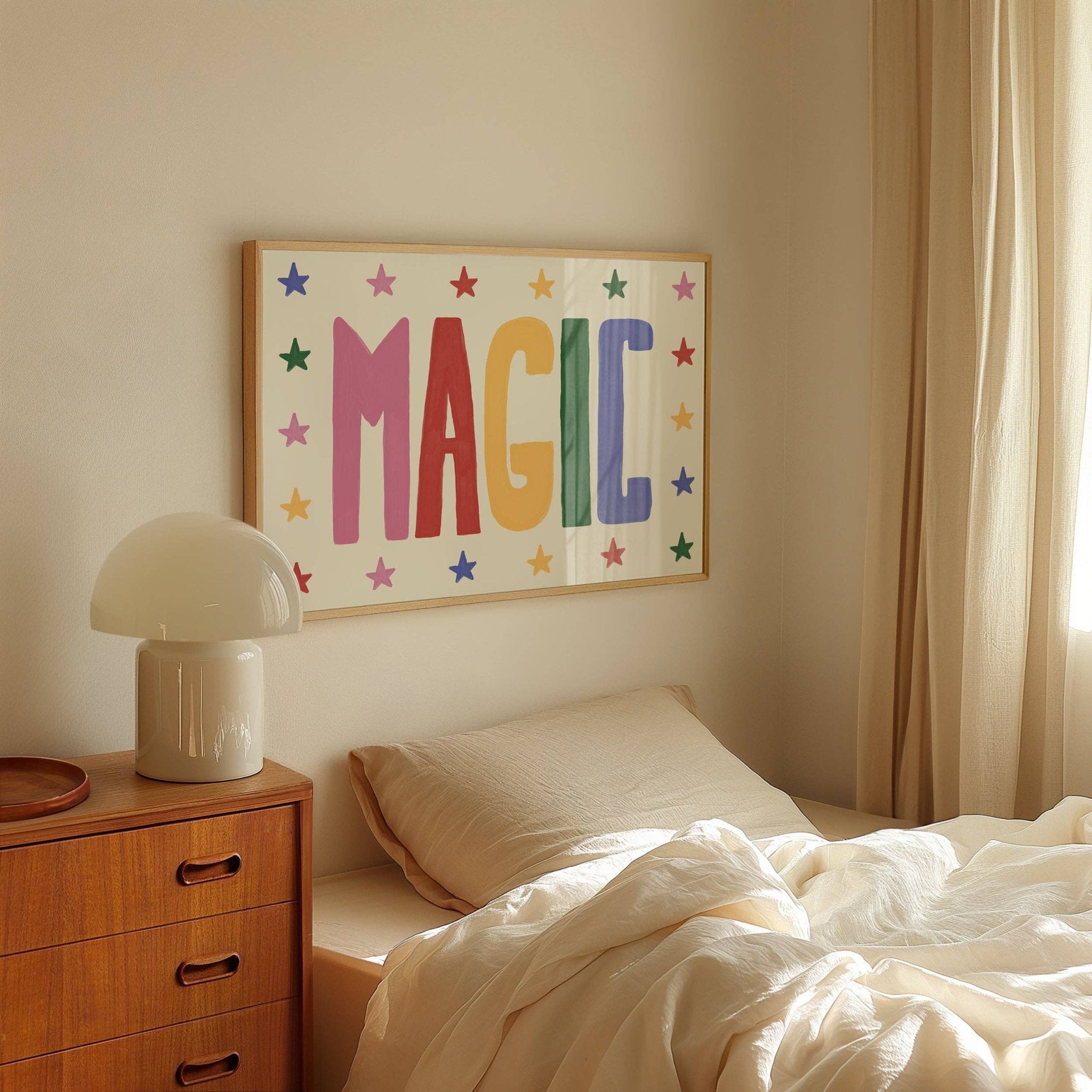 Magic Print: Pink and Green / Unframed - Lune Club Modern Love Store Glasgow