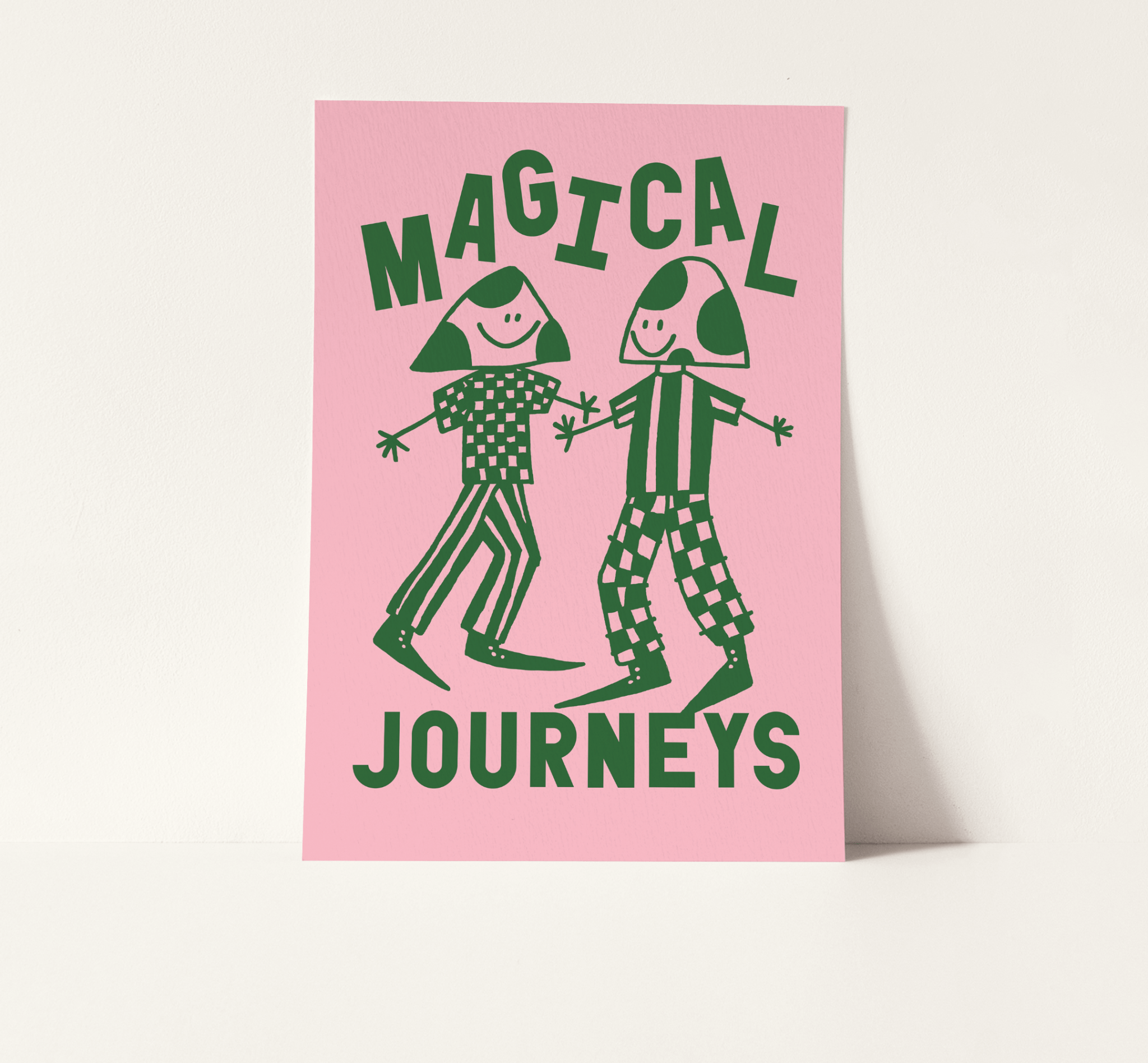 Magical Journeys Print Pink - SANDERS DE ROEPER Modern Love Store Glasgow