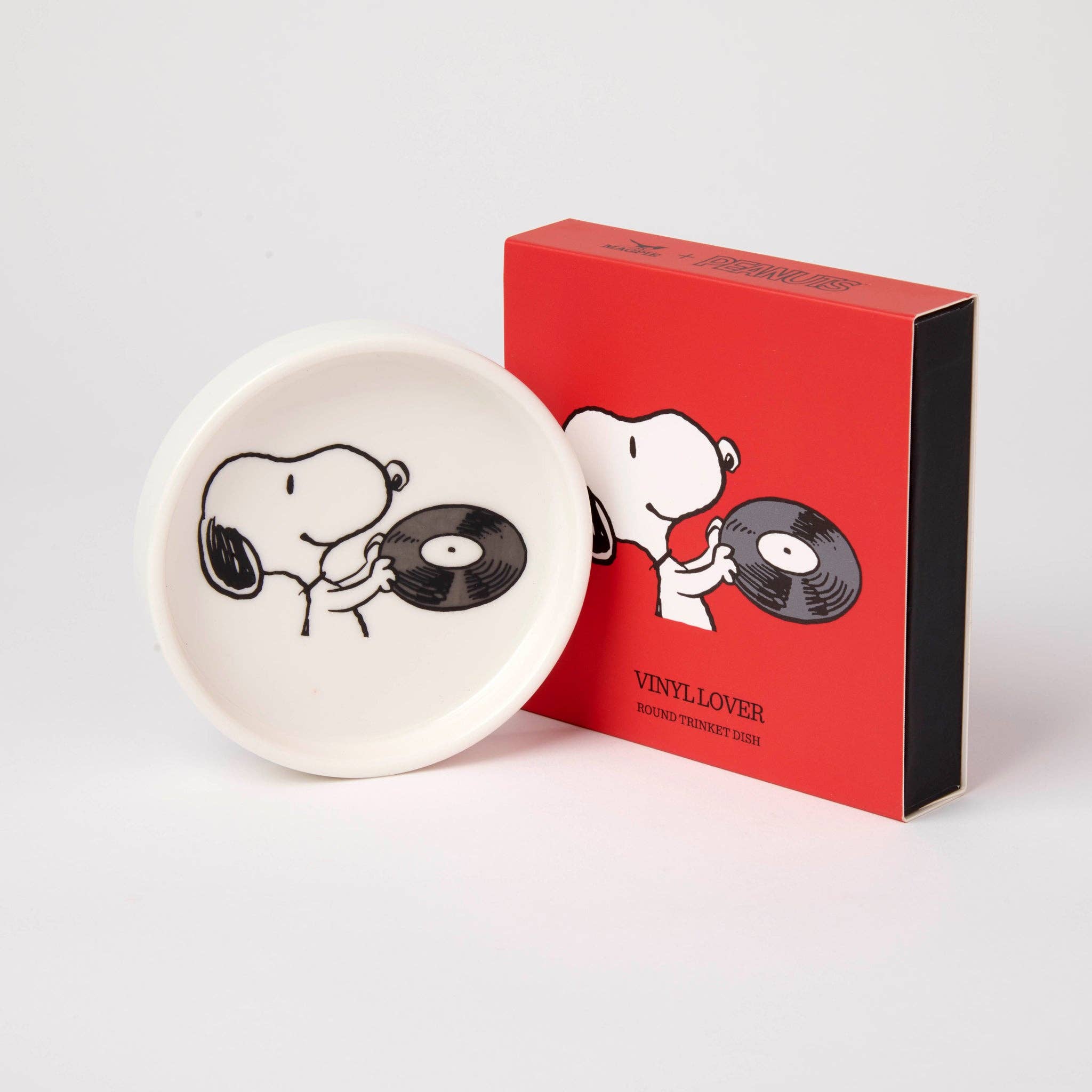 Peanuts Round Trinket Dish Vinyl Lover - Magpie Modern Love Store Glasgow