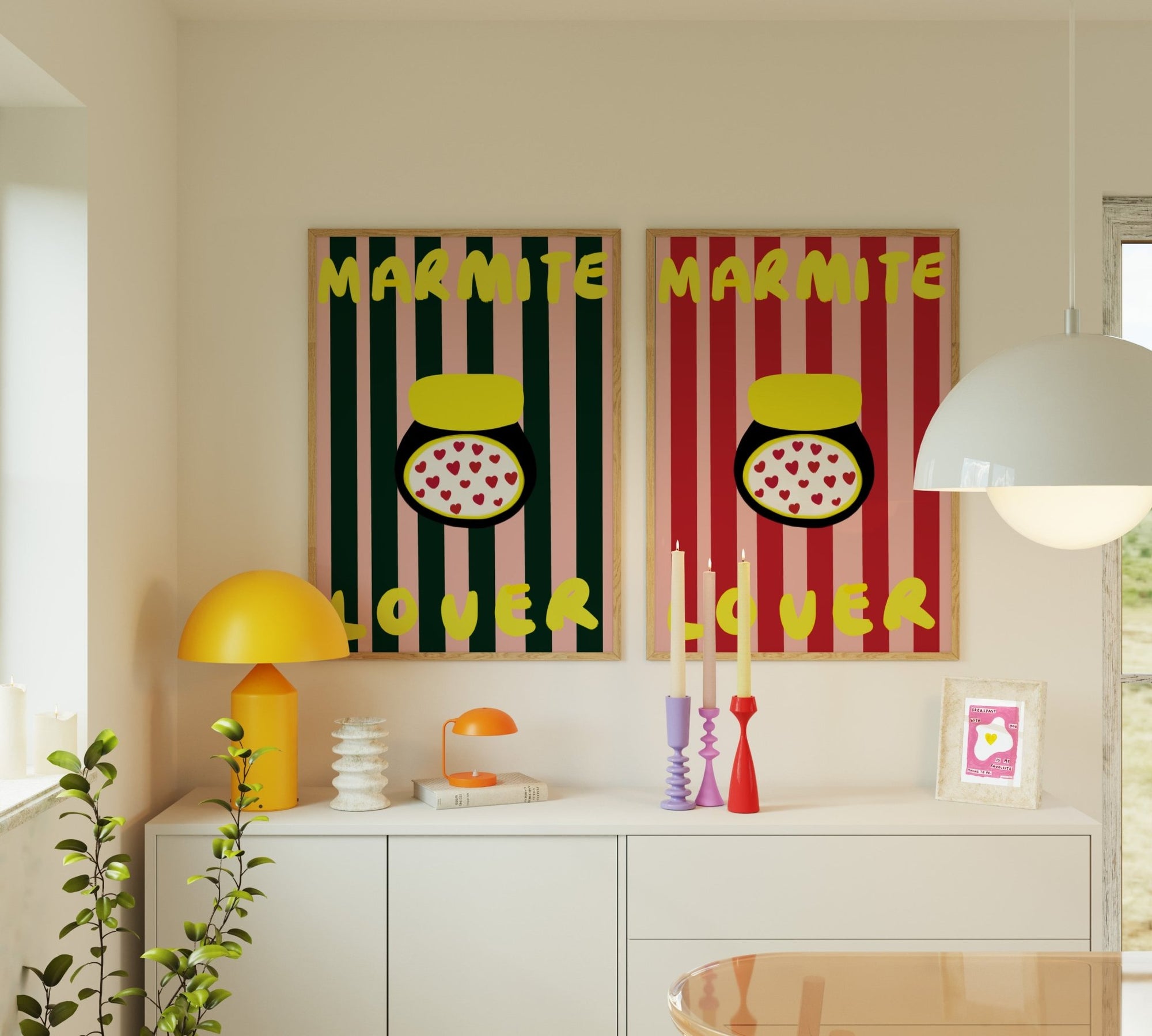 Marmite Lover Print - Print Nephtys Illustrated Modern Love Store Glasgow