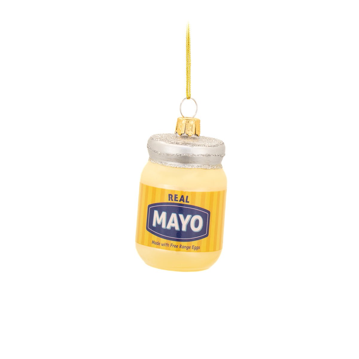 Mayo Jar Christmas Bauble - bauble Sass & Belle Modern Love Store Glasgow