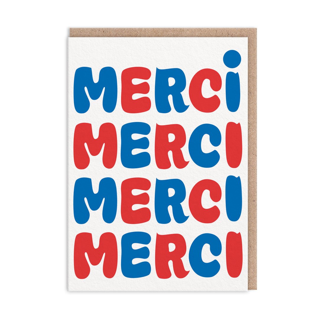 Merci Card - Card Ohh Deer UK + EU Modern Love Store Glasgow