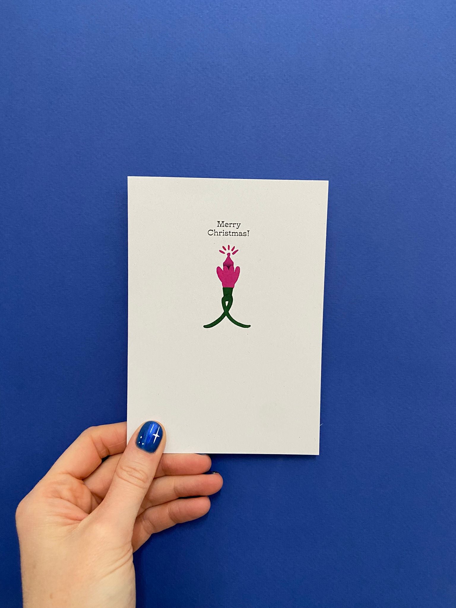 Merry Christmas Twinkly Light Card - Christmas Card Paper Arcade Modern Love Store Glasgow